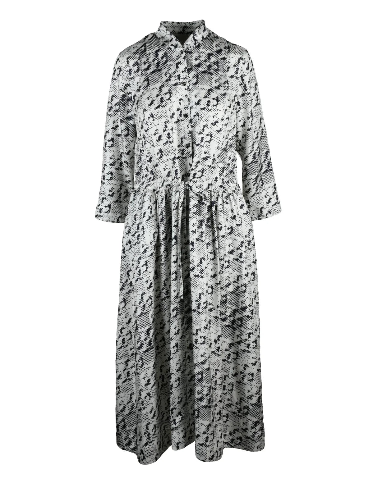 Tory Burch Abito Chemisiere Seta - Bianco/Nero