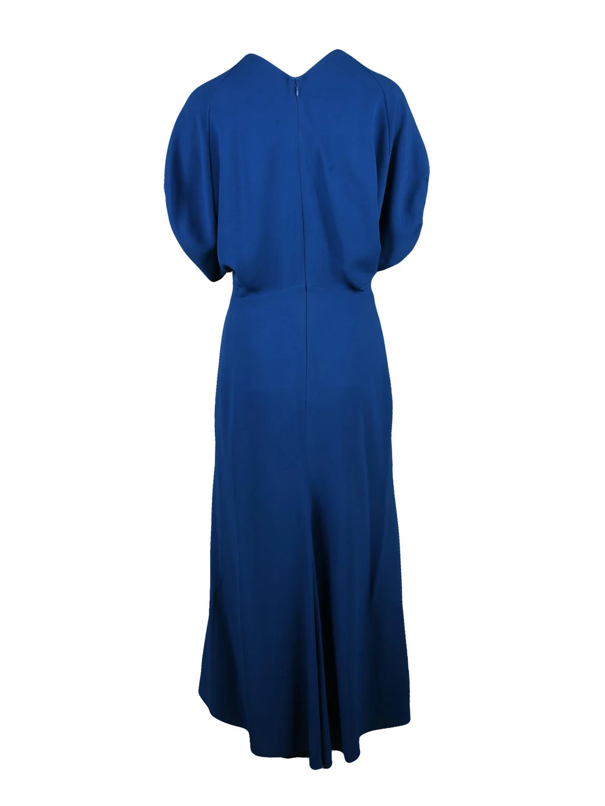 Victoria Beckham Abito Lungo Cobalto Viscosa Acetato
