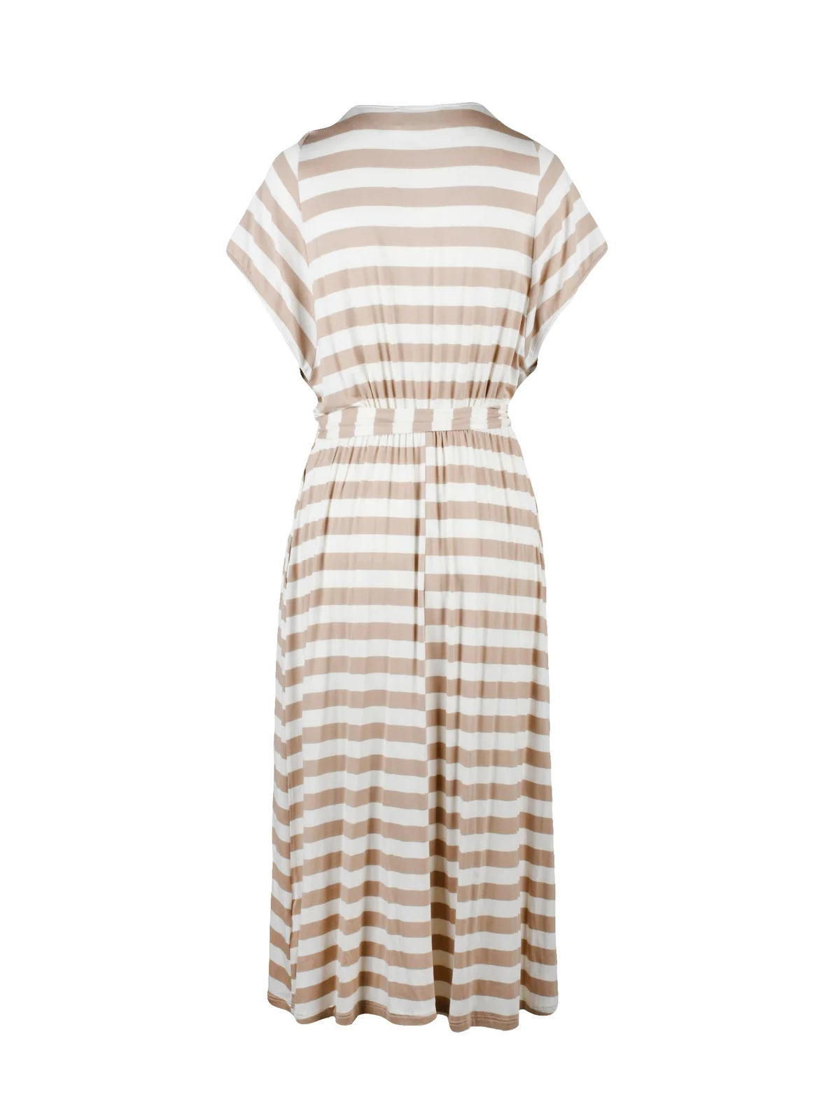 Kaos Day By Day Abito Longuette Bianco/Beige Jersey Stretch