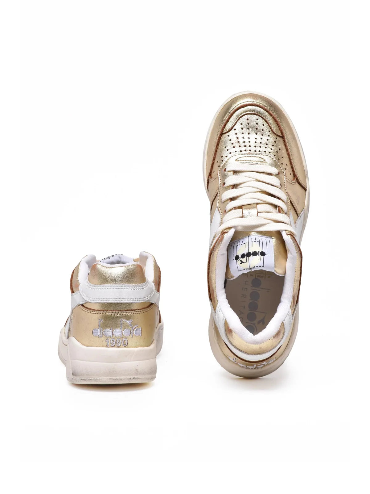 Diadora Heritage B.560 Metal Sneakers - Oro