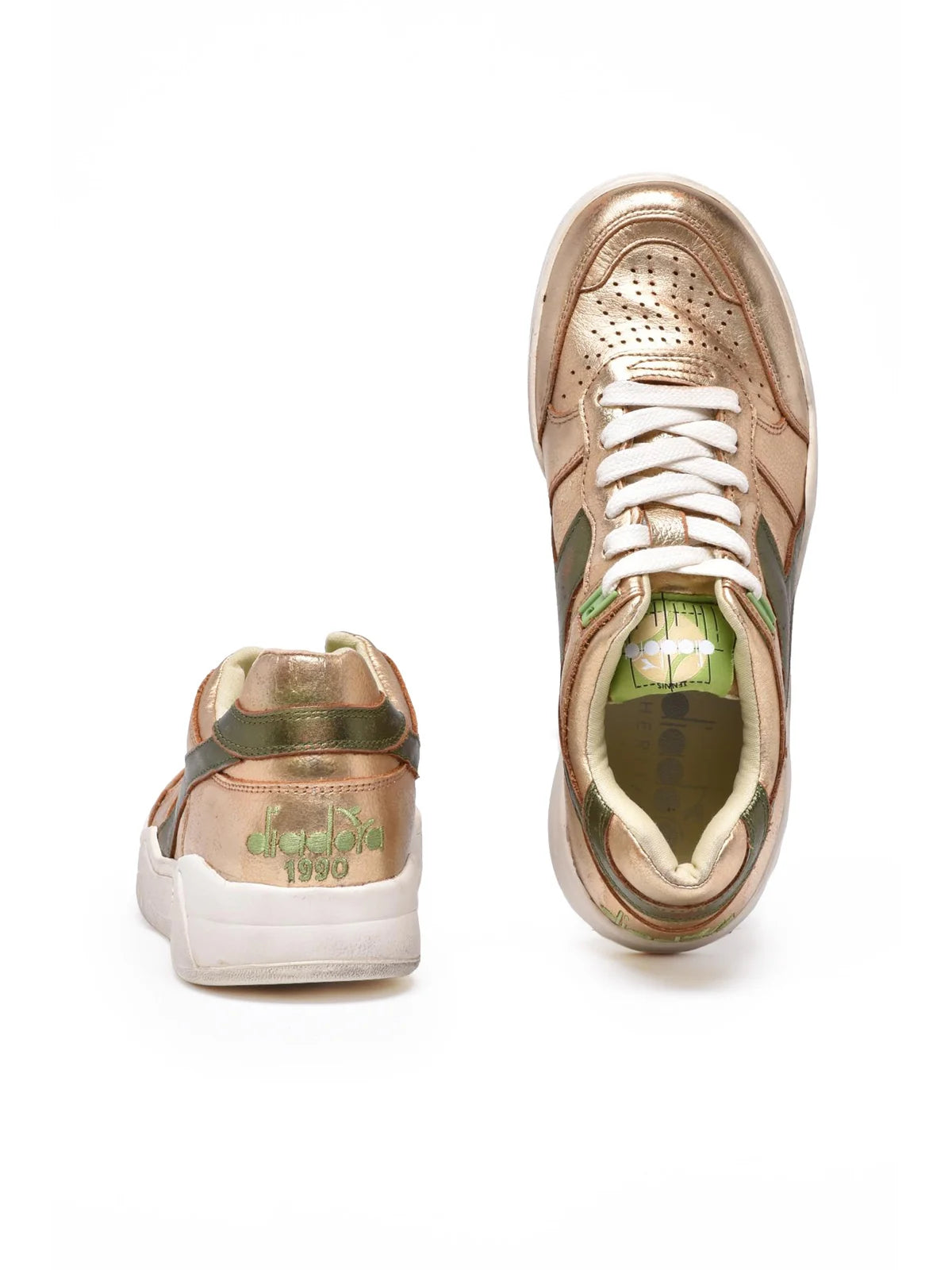 Diadora Heritage Sneakers B.560 Metallic - Oro