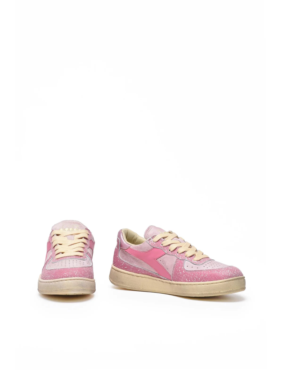 Diadora Heritage Basket Low Blush Sneakers - Rosa