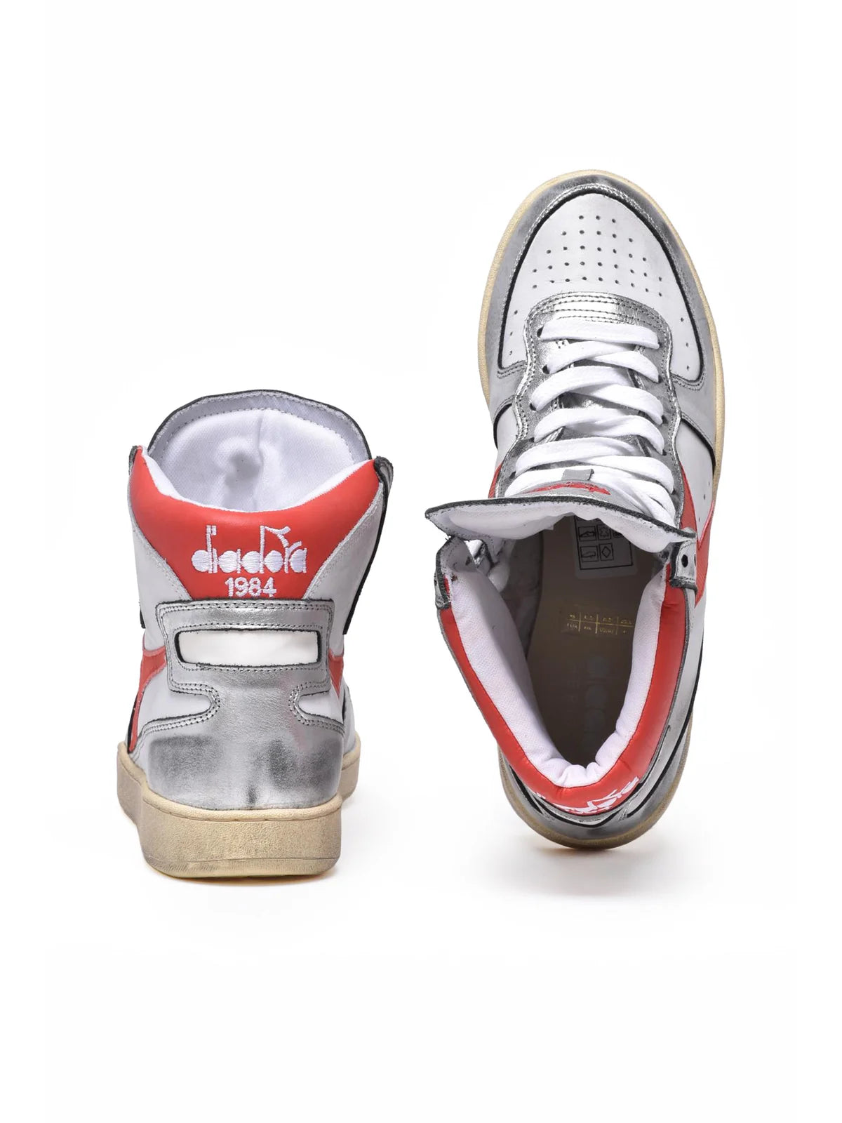 Diadora Heritage Basket Metal Mix Used Sneakers - Indaco