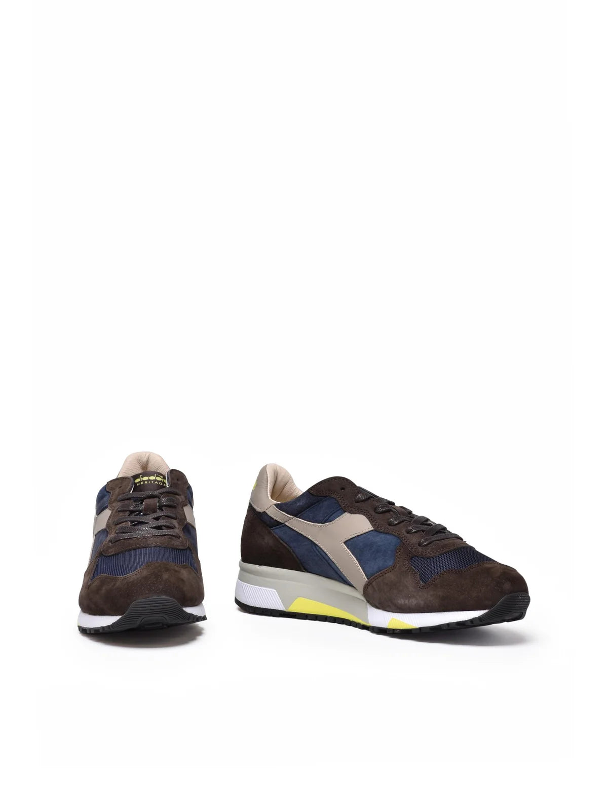 Diadora Heritage Sneakers Trident 90 Suede - Brown/Blue