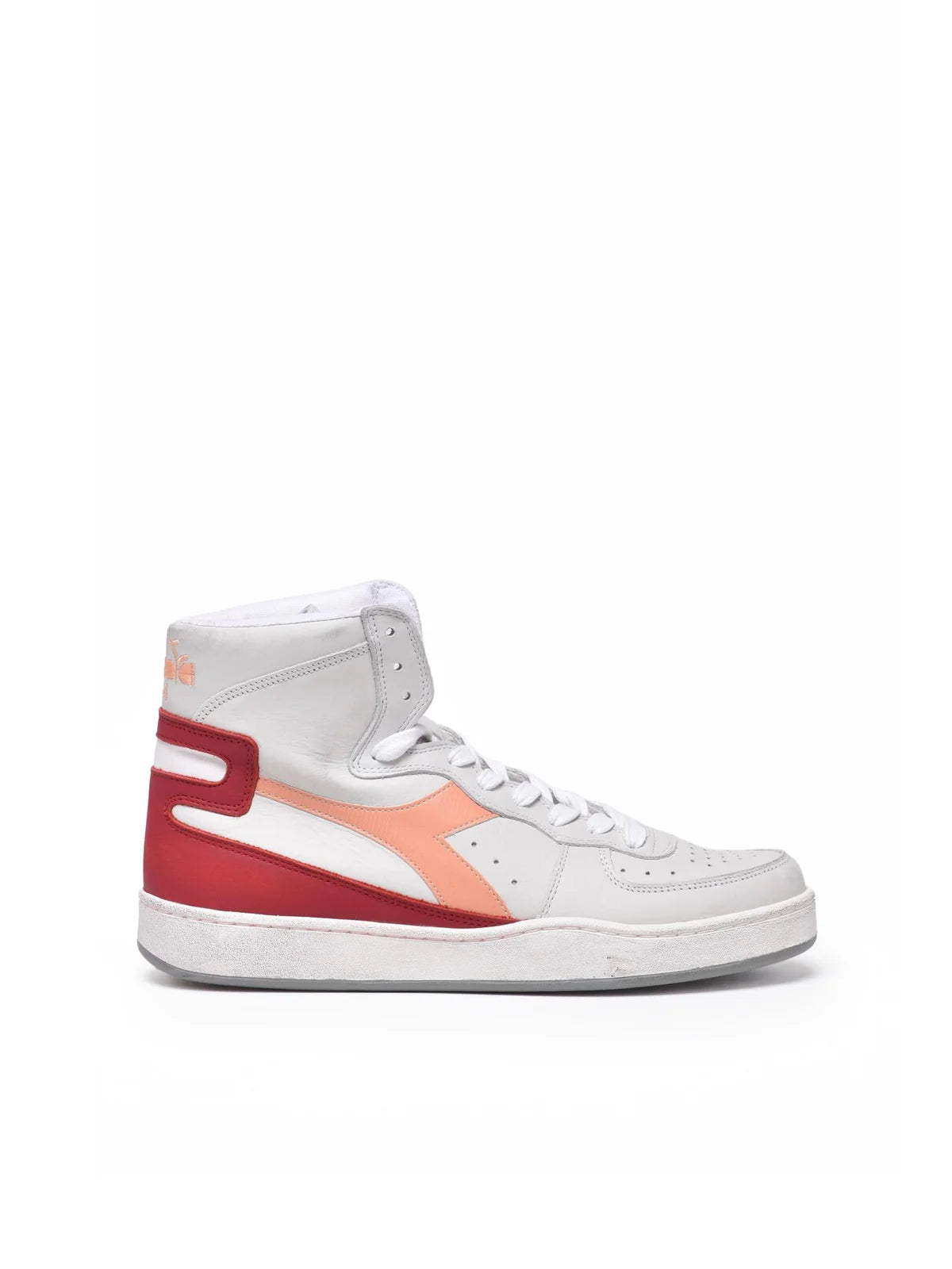 Diadora Heritage Sneakers Basket Used - Grigio/Rosso