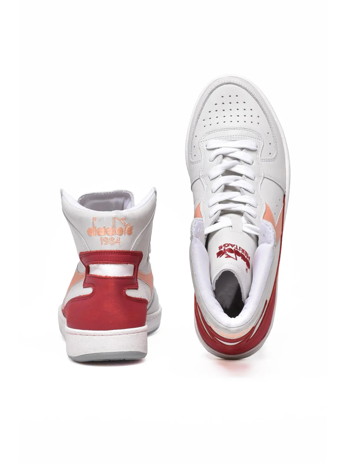 Diadora Heritage Sneakers Basket Used - Grigio/Rosso