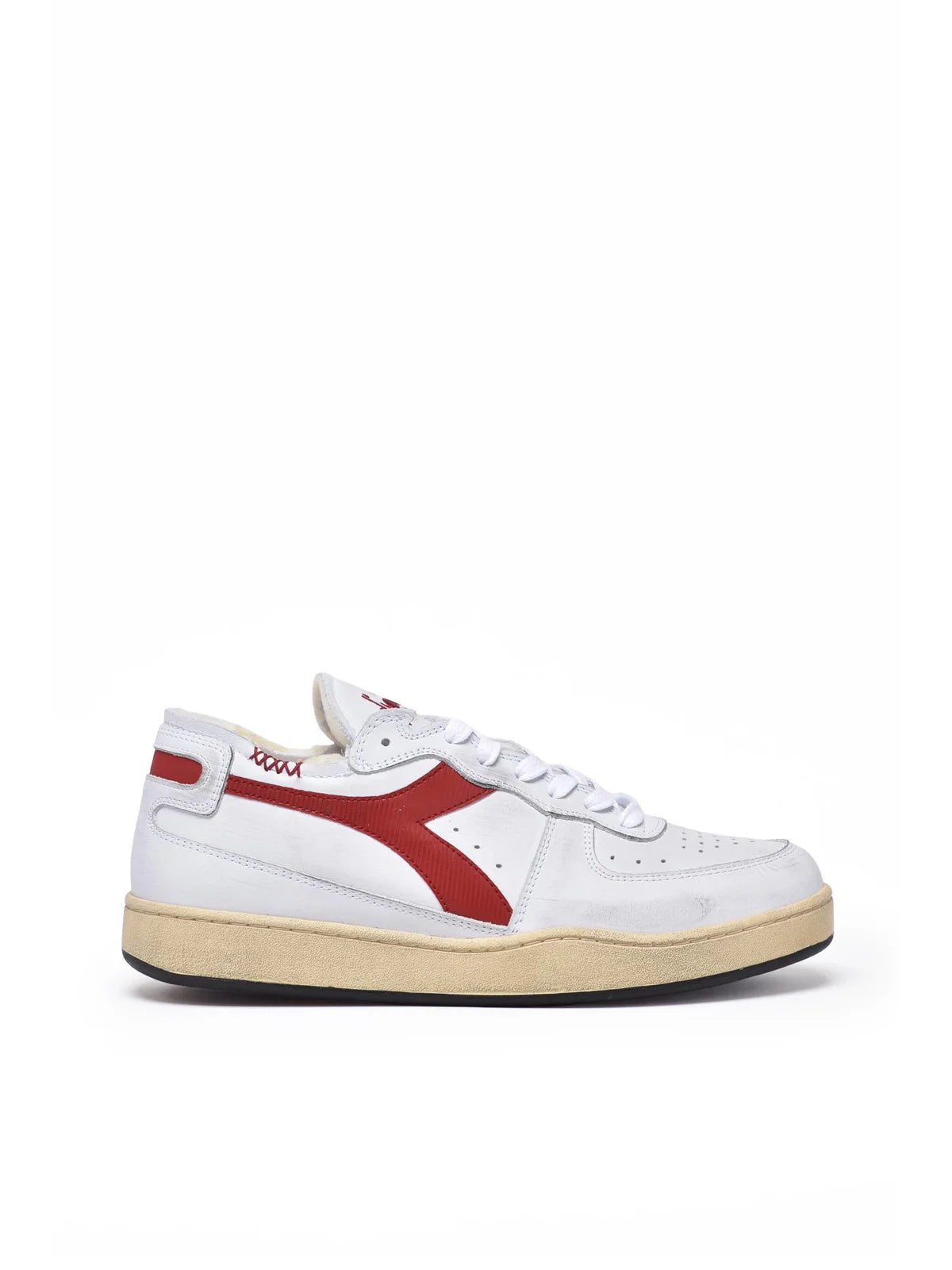 Diadora Heritage Sneakers Basket Row Cut - Grigio/Rosso