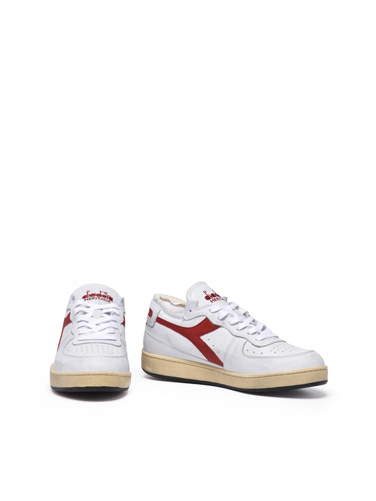 Diadora Heritage Sneakers Basket Row Cut - Grigio/Rosso