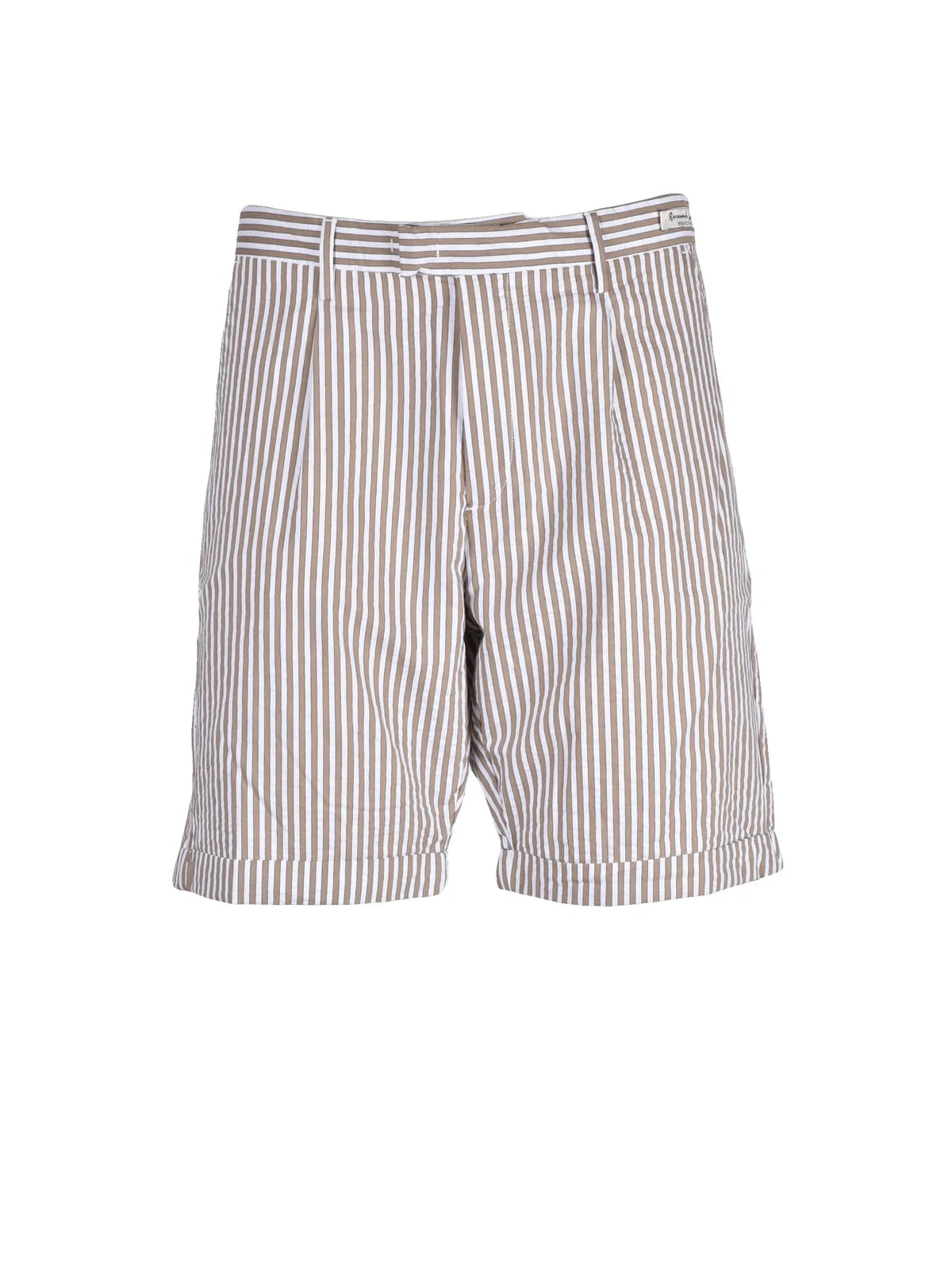 Perfection Bermuda Cotone Poliammide - Bianco/Beige