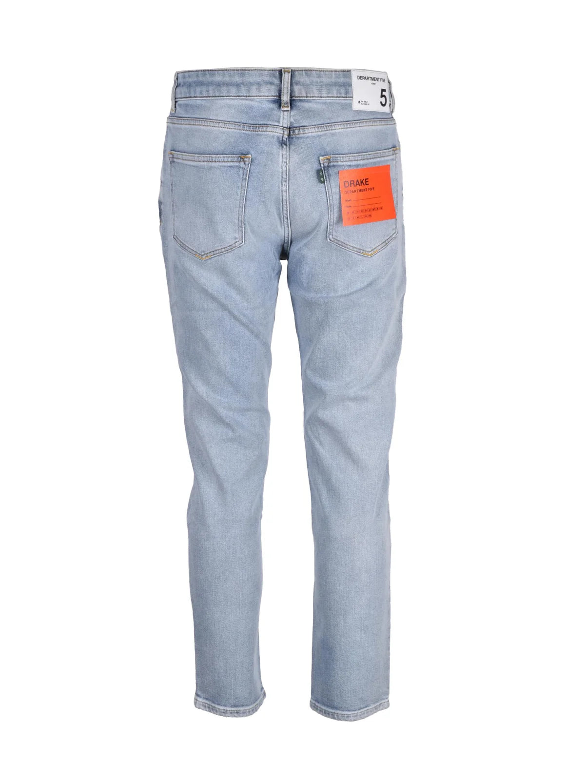 Department 5 Jeans Azzurro Cotone Gomma