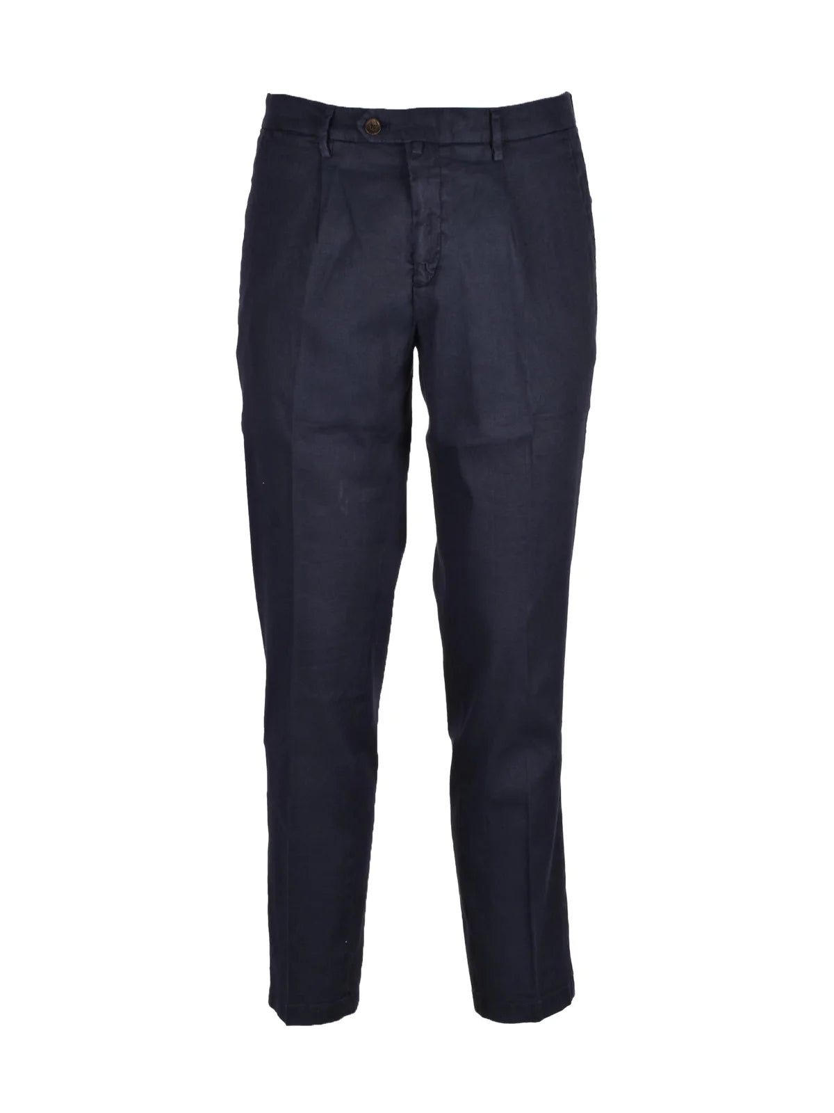 Briglia 1949 Pantalone Lino Cotone Stretch - Blu