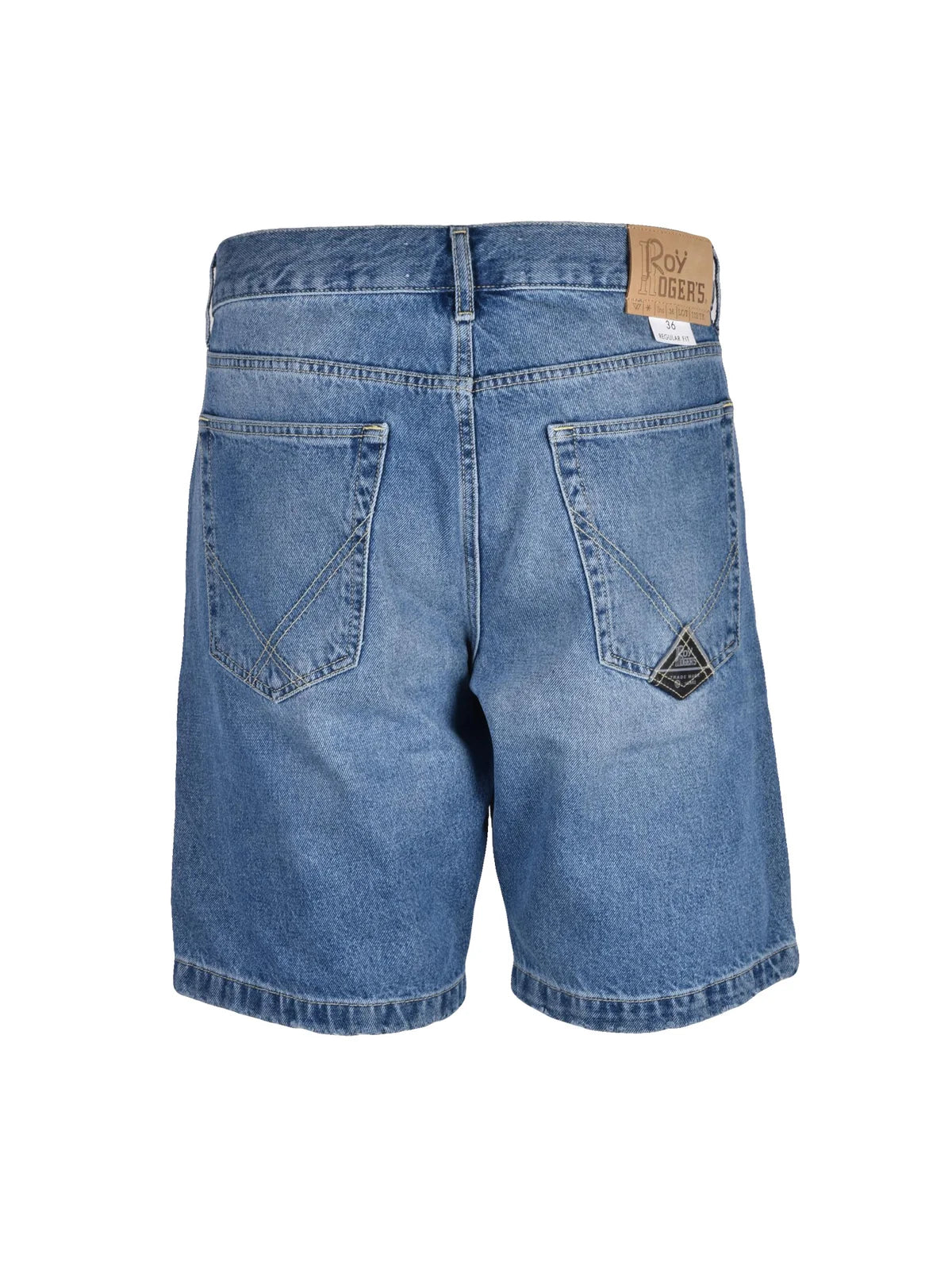 Roy Roger's Bermuda Denim - Blu