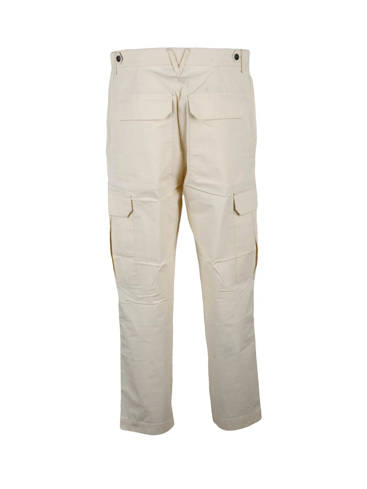 Barena Pantaloni Bianchi Stretch