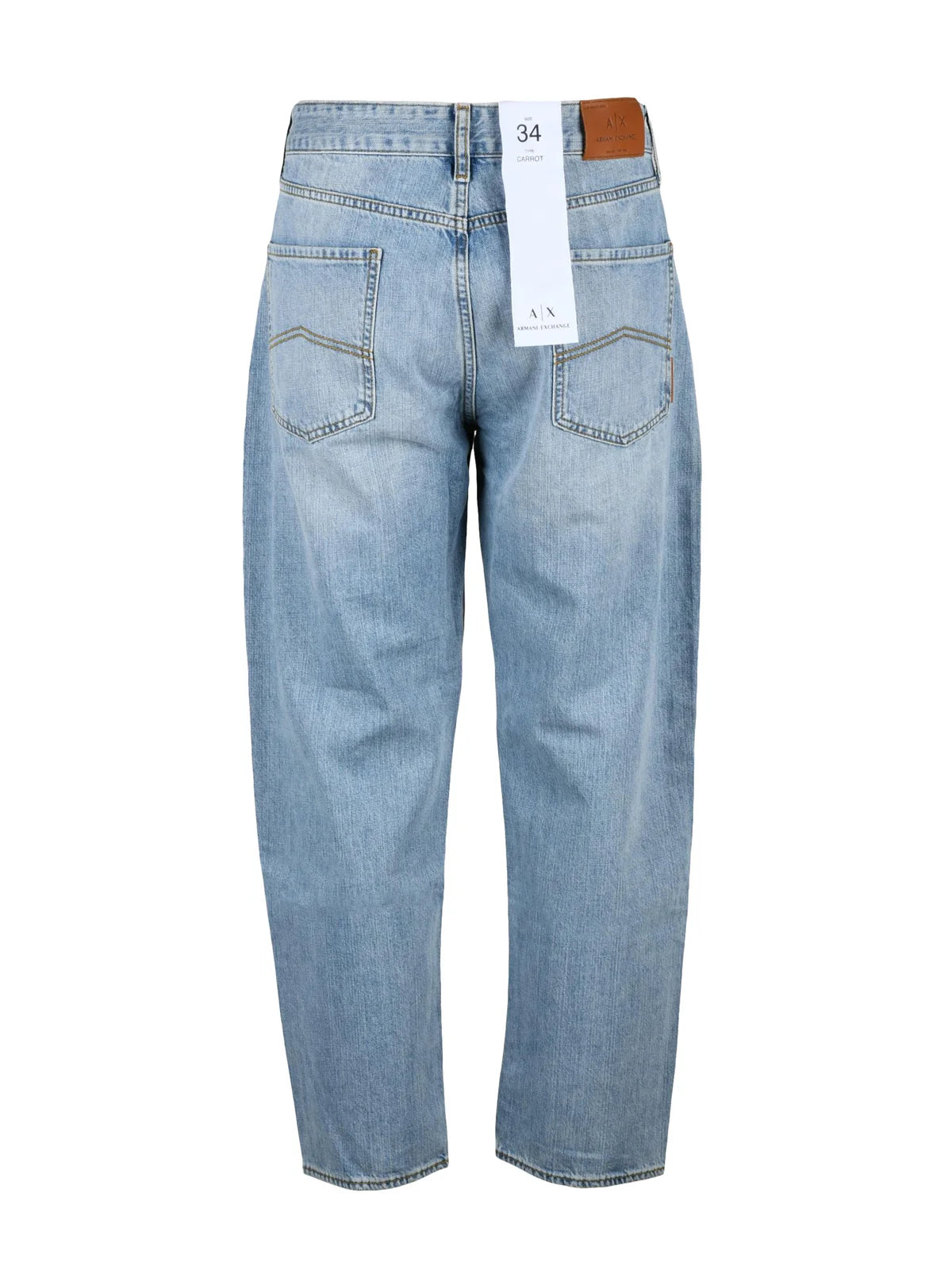 Armani Exchange Jeans Blu Carrot Fit