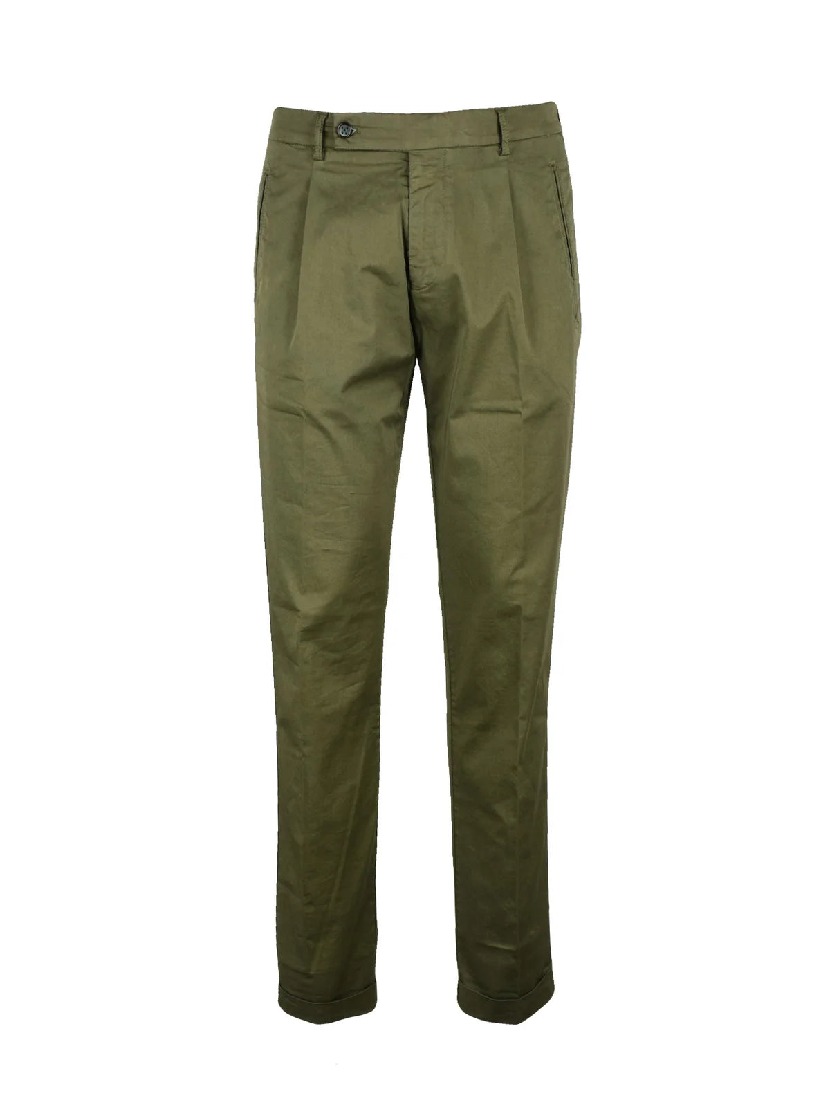 Berwich Pantaloni Verdi Stretch