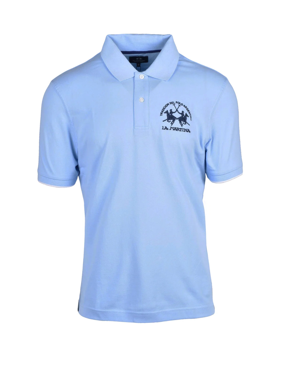 La Martina Cotton and Elastane Polo - Green