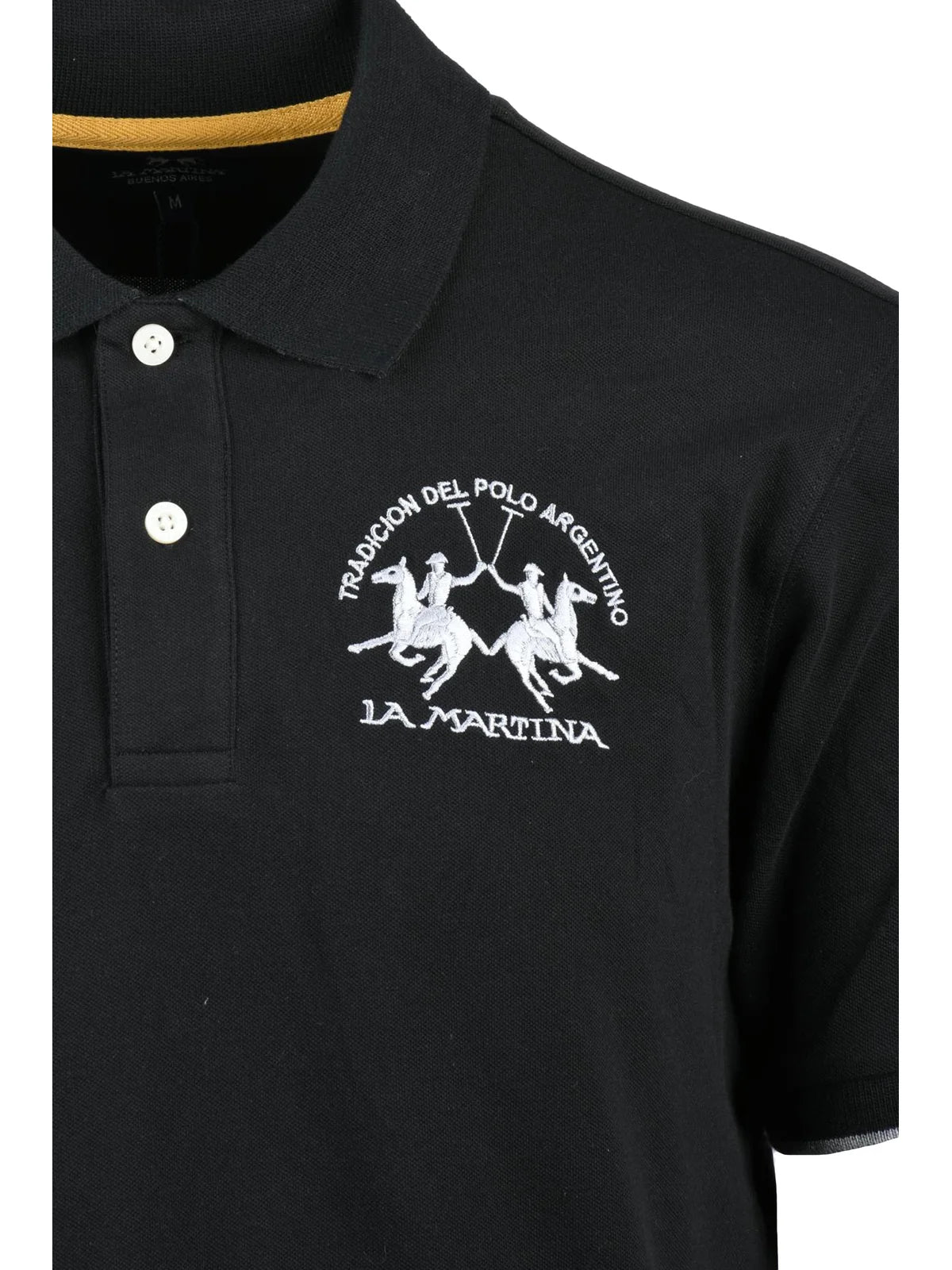 La Martina Polo Cotone ed Elastan - Nero