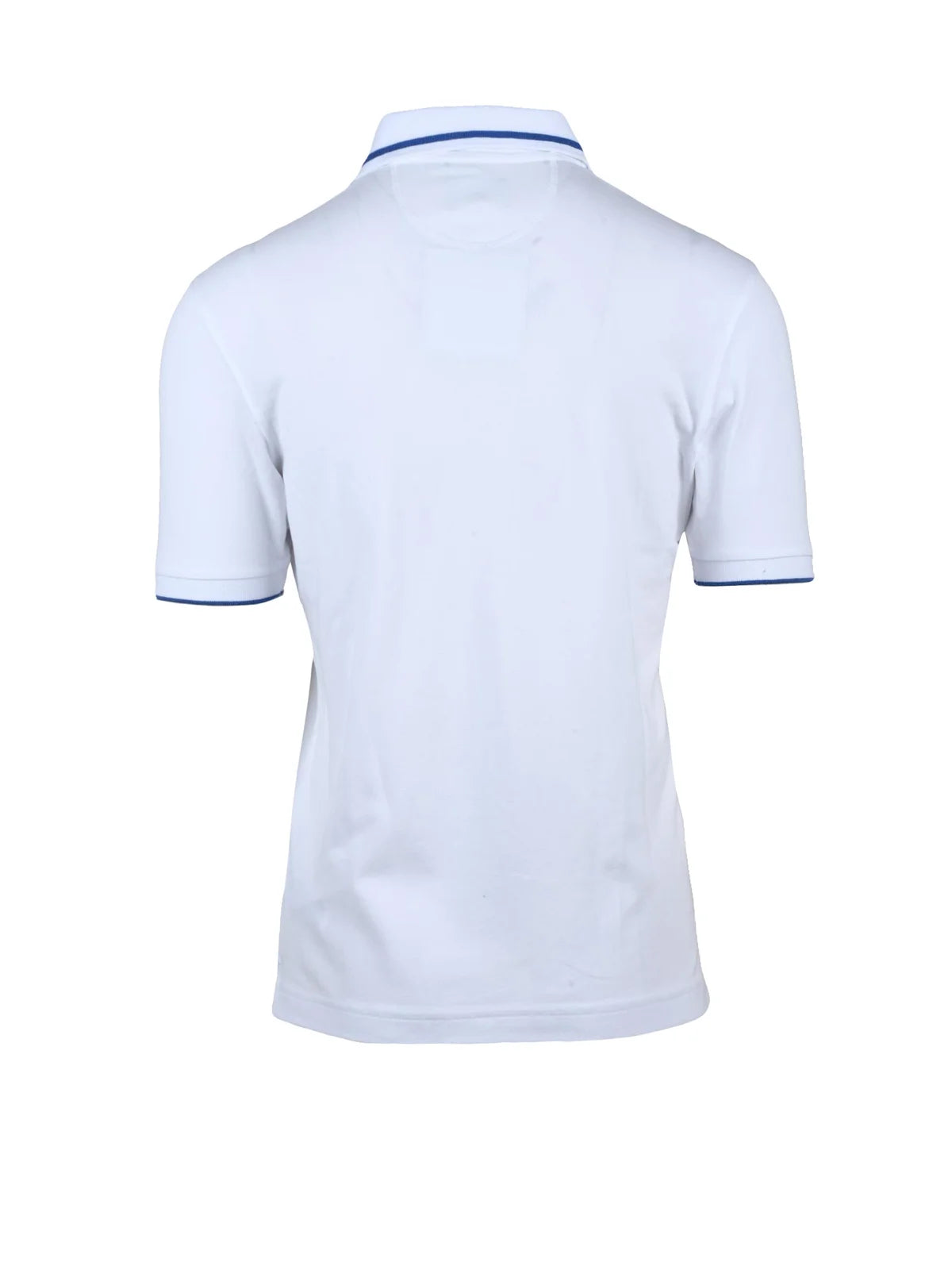 La Martina Polo Cotone ed Elastan - Bianco/Blu