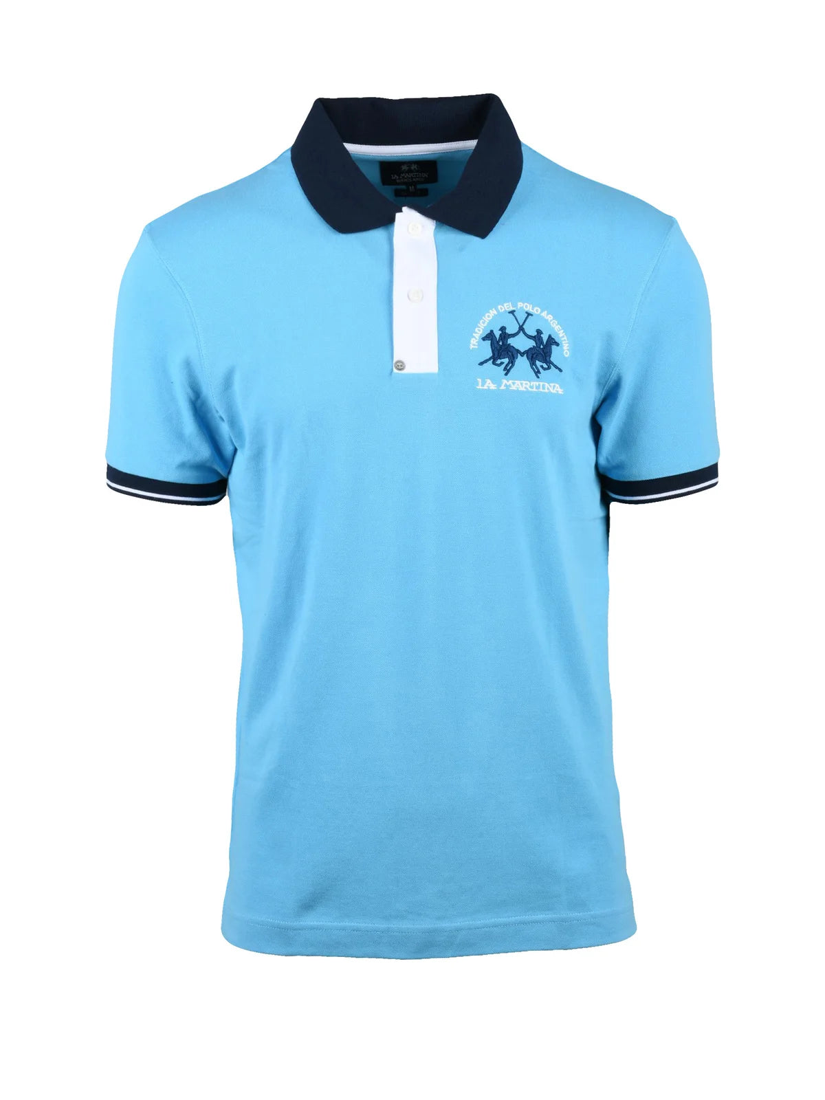 La Martina Polo Cotone ed Elastan - Celeste