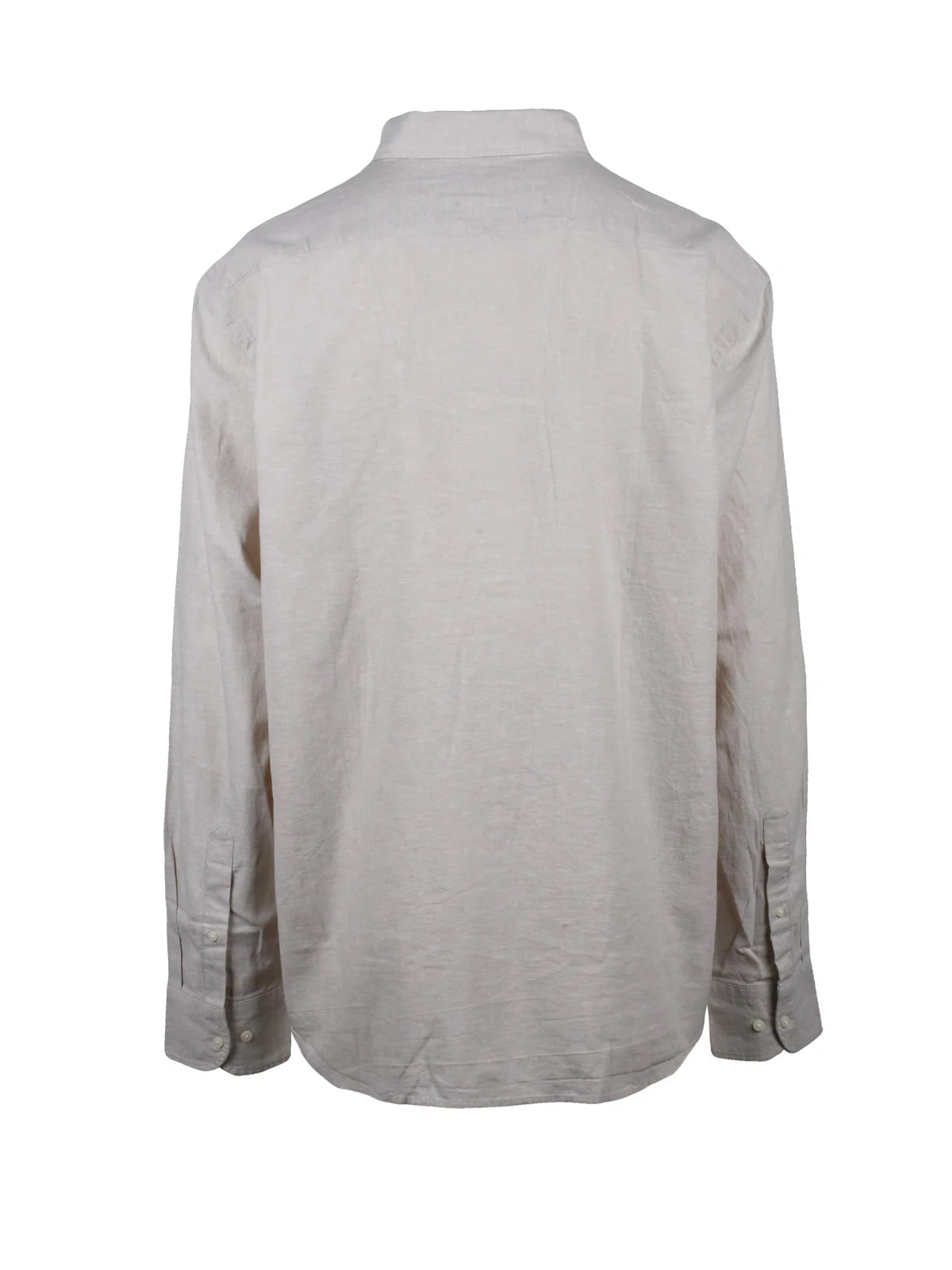 La Martina Camicia Cotone Lino - Beige