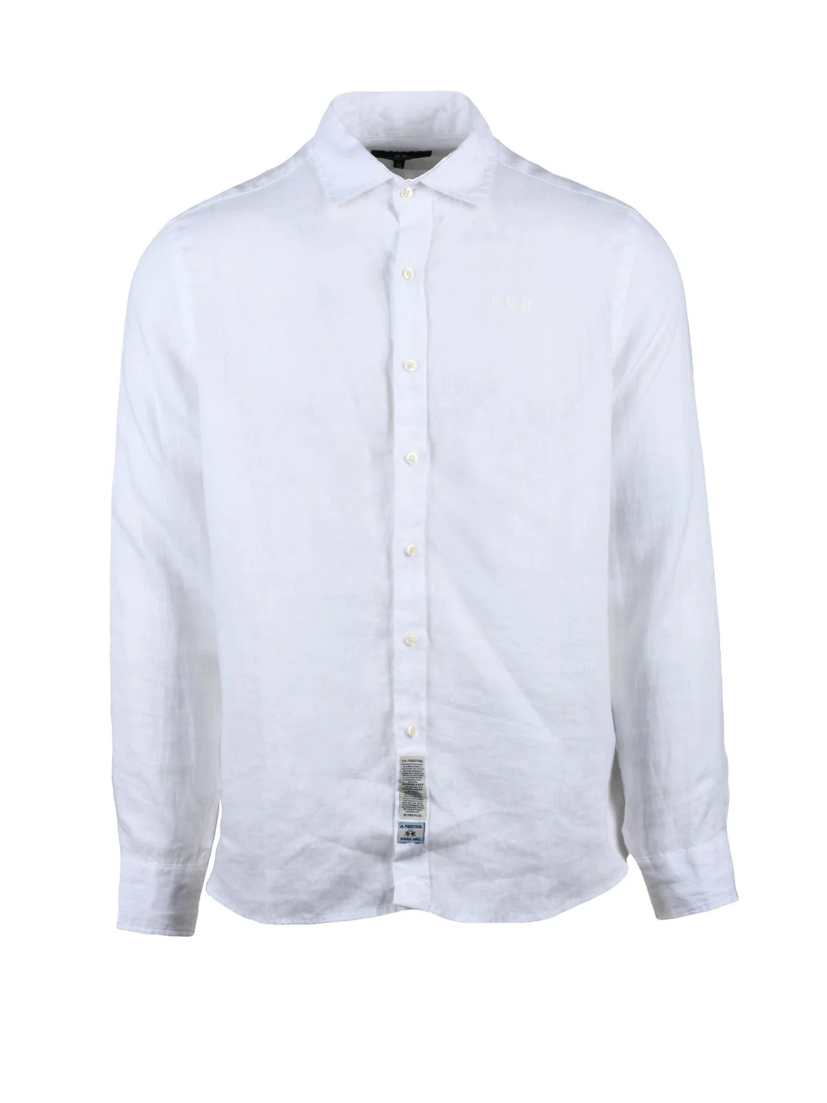 La Martina Camicia Lino - Bianco