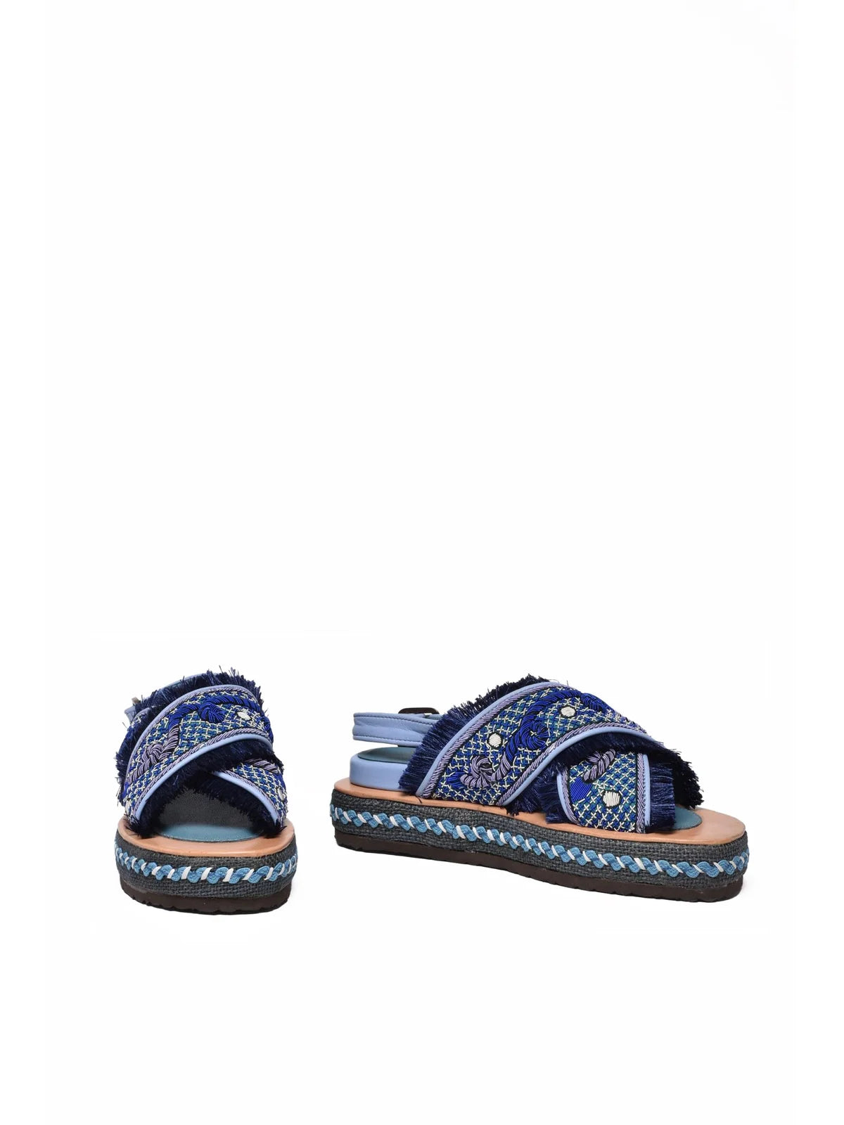 Meher Kakalia Sandal Da Gama Block - Blue
