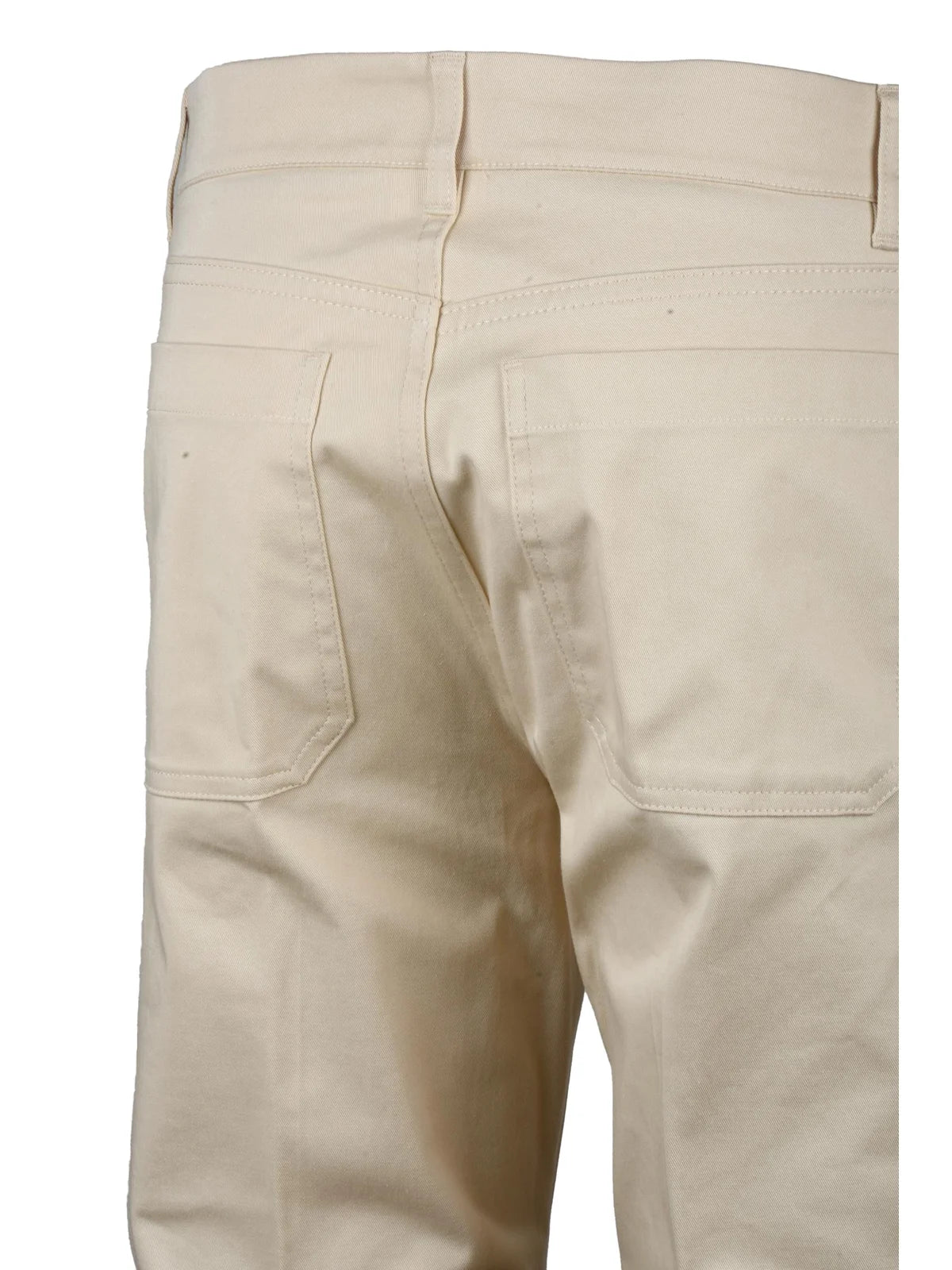 Weekend Max Mara Cotton Elastane Trousers - Beige