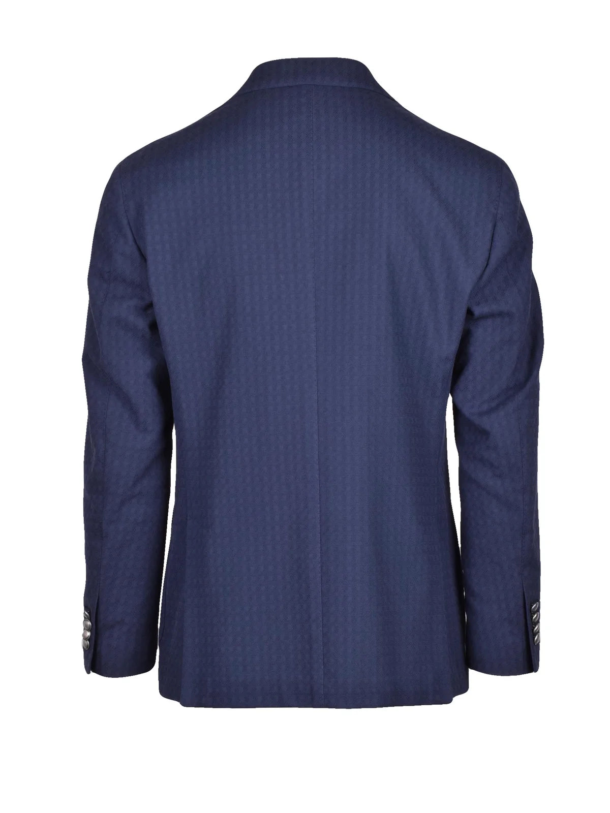 Luigi Bianchi Blazer Cotone Stondato - Blu Notte