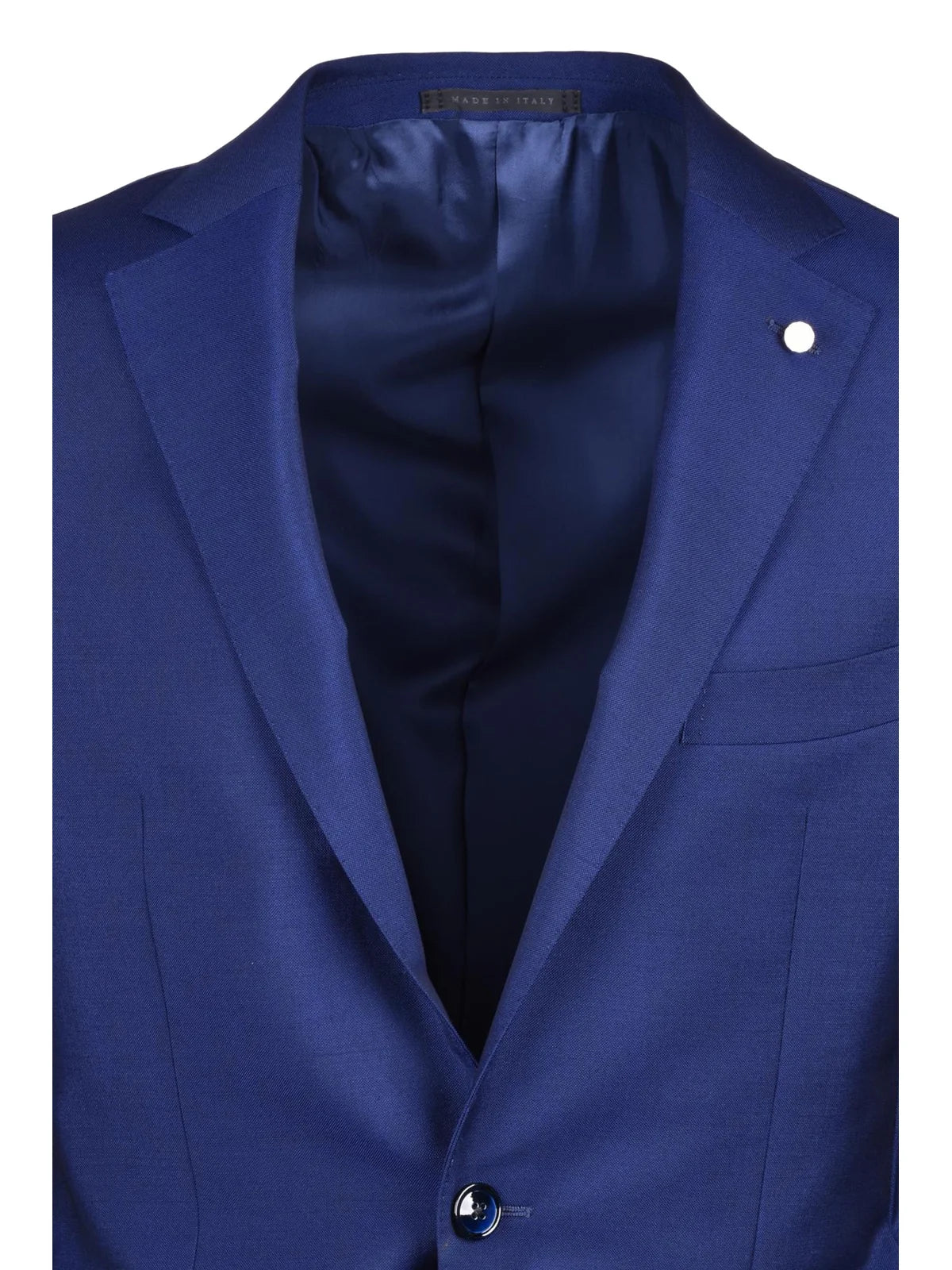 Luigi Bianchi Giacca Sfiancata Lana Mohair - Royal Blue
