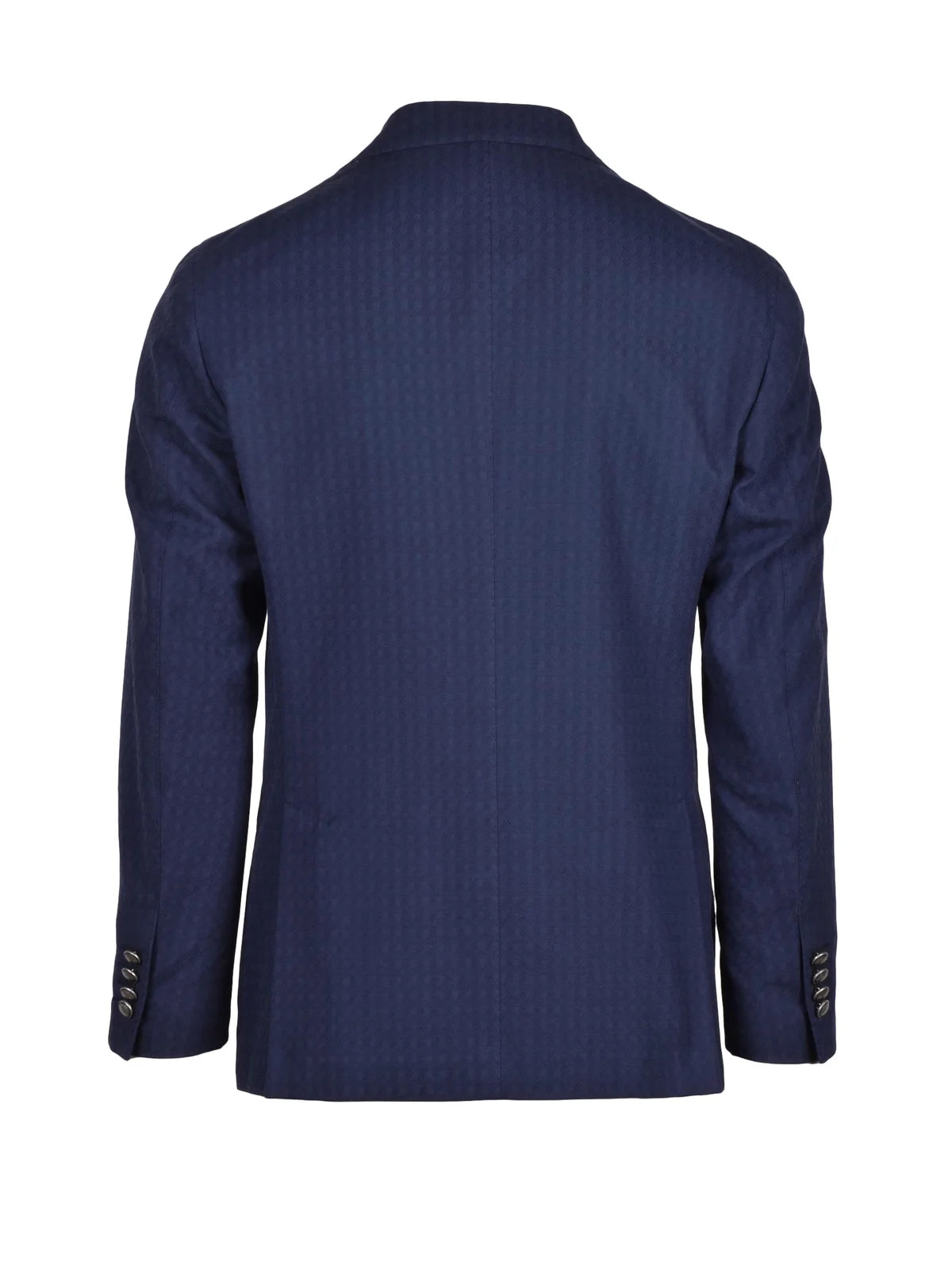 Luigi Bianchi Giacca Cotone Ricamo - Blu