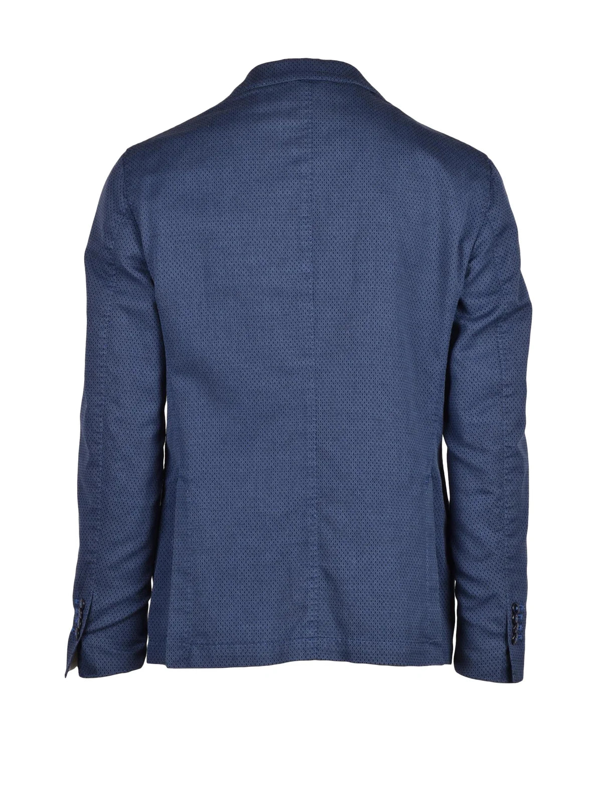 Luigi Bianchi Giacca Cotone Lino Mohair - Blu