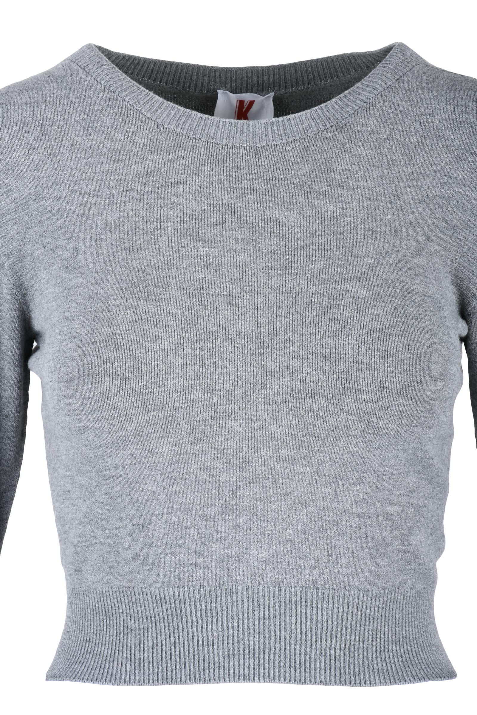 Kontatto Maglia Viscosa Poliammide - Grigio