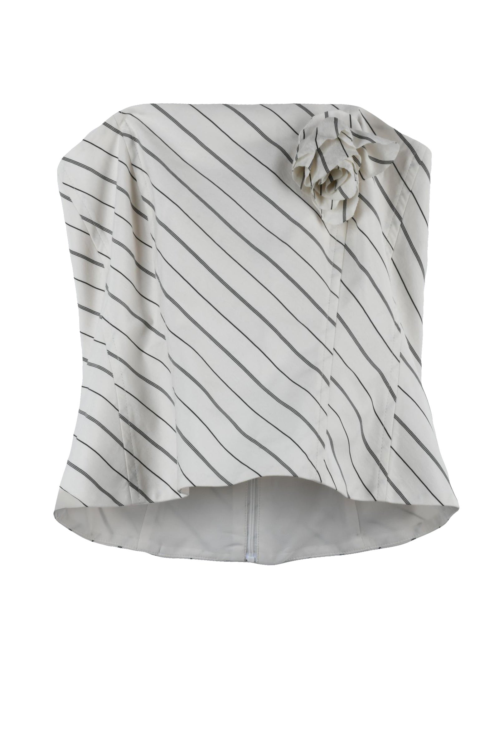 Marella Top Bustino con Cerniera - Avorio