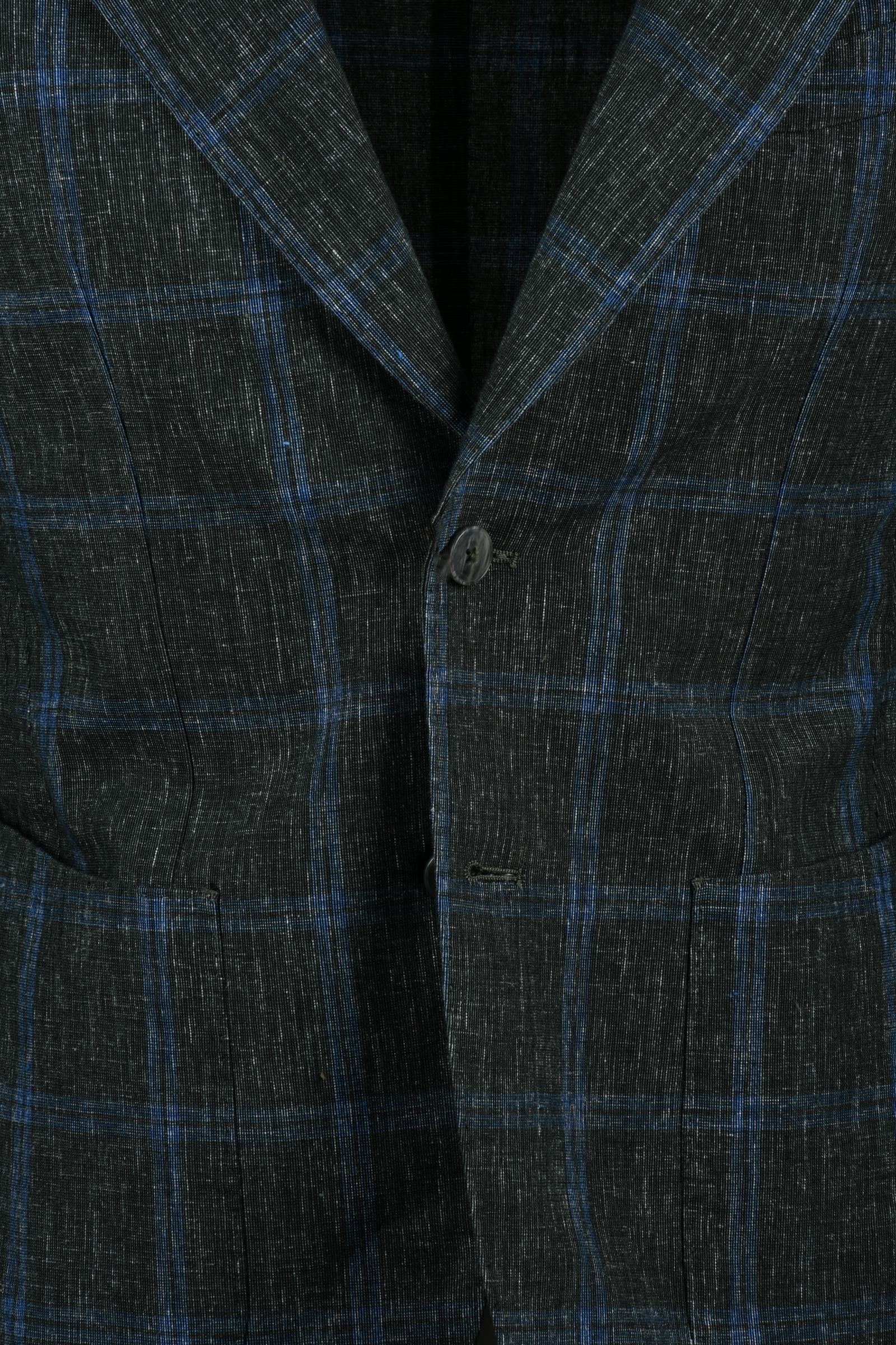 L.b.m. 1911 Giacca Lino Cotone Blu