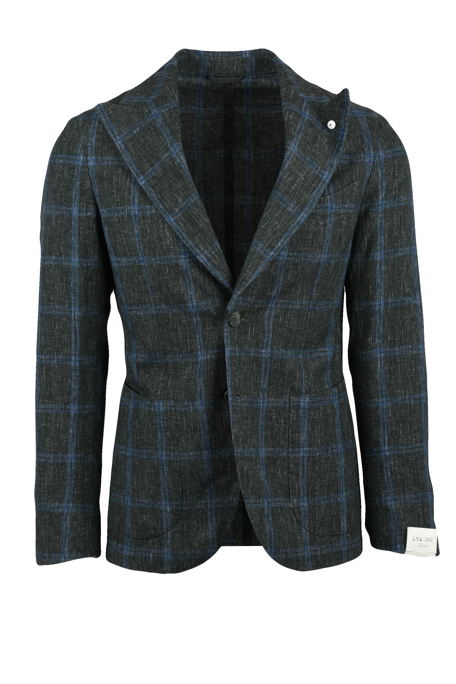 L.b.m. 1911 Giacca Lino Cotone Blu