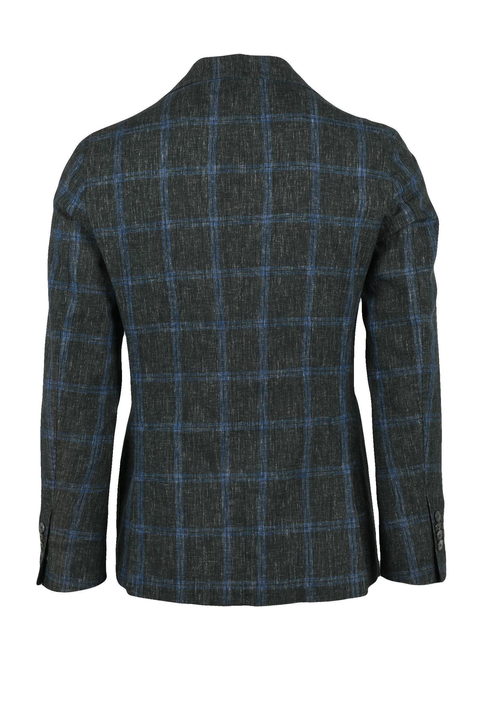 L.b.m. 1911 Giacca Lino Cotone Blu