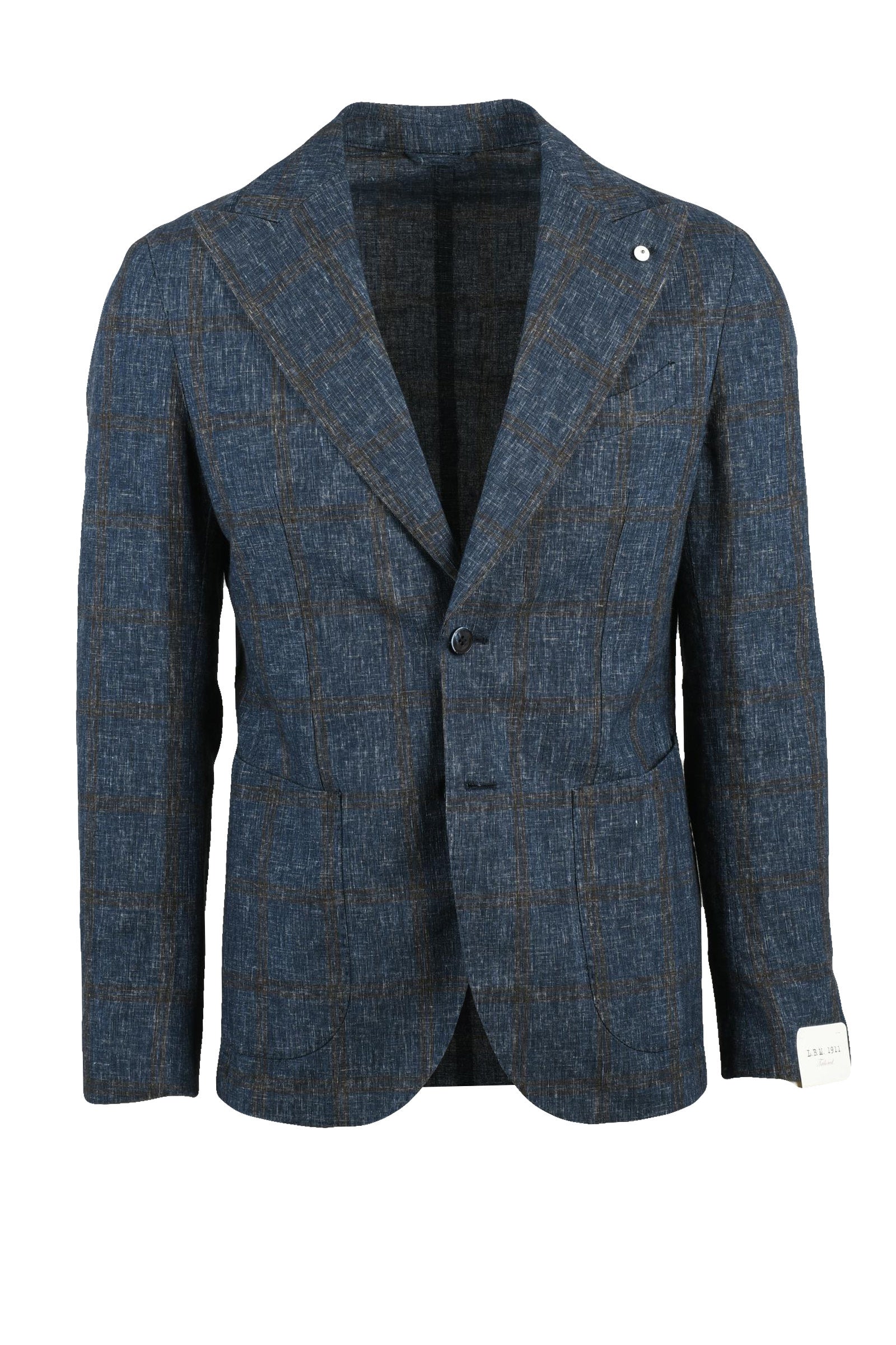 L.b.m. 1911 Giacca Lino Cotone Blu