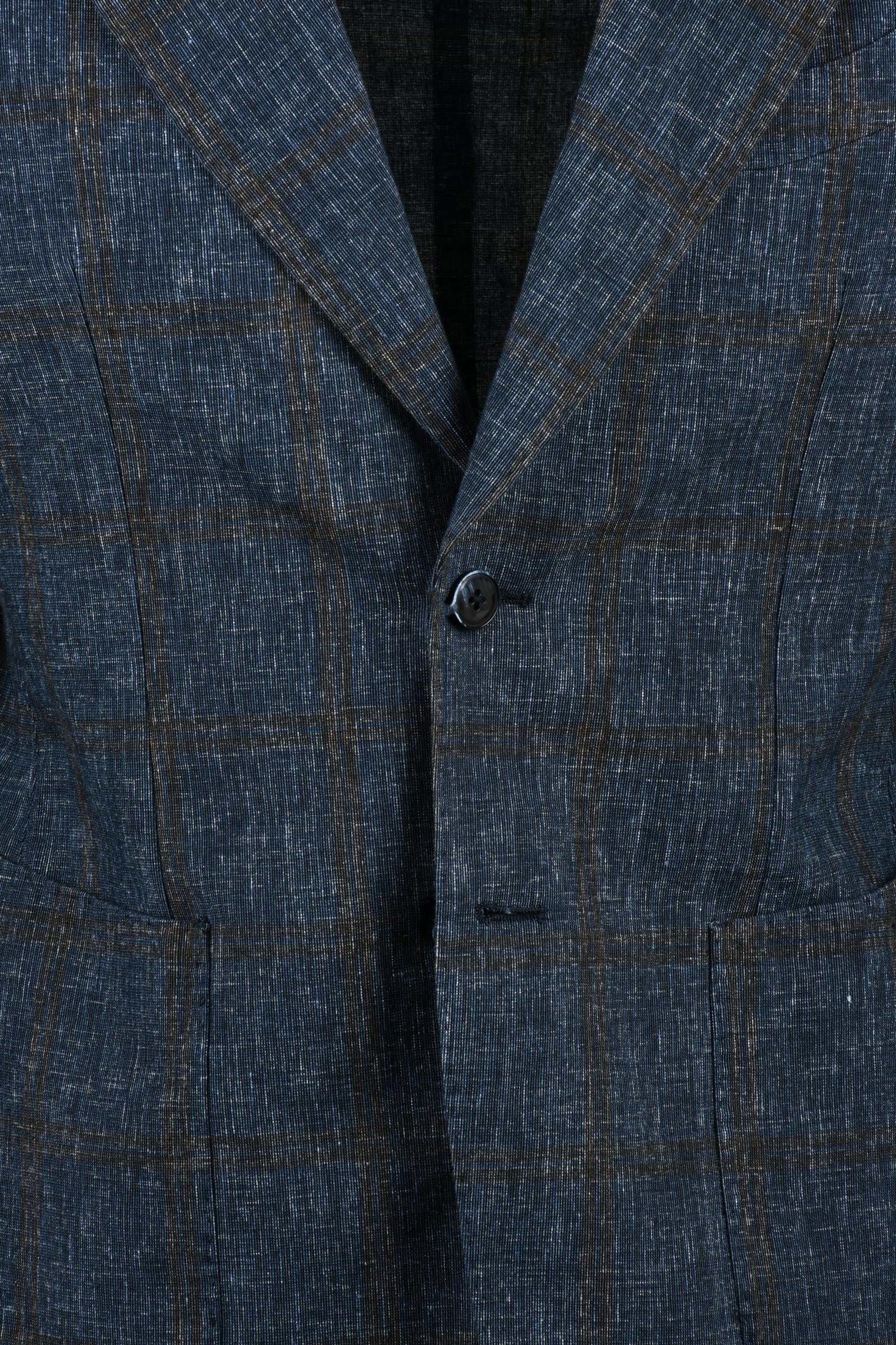 L.b.m. 1911 Giacca Lino Cotone Blu