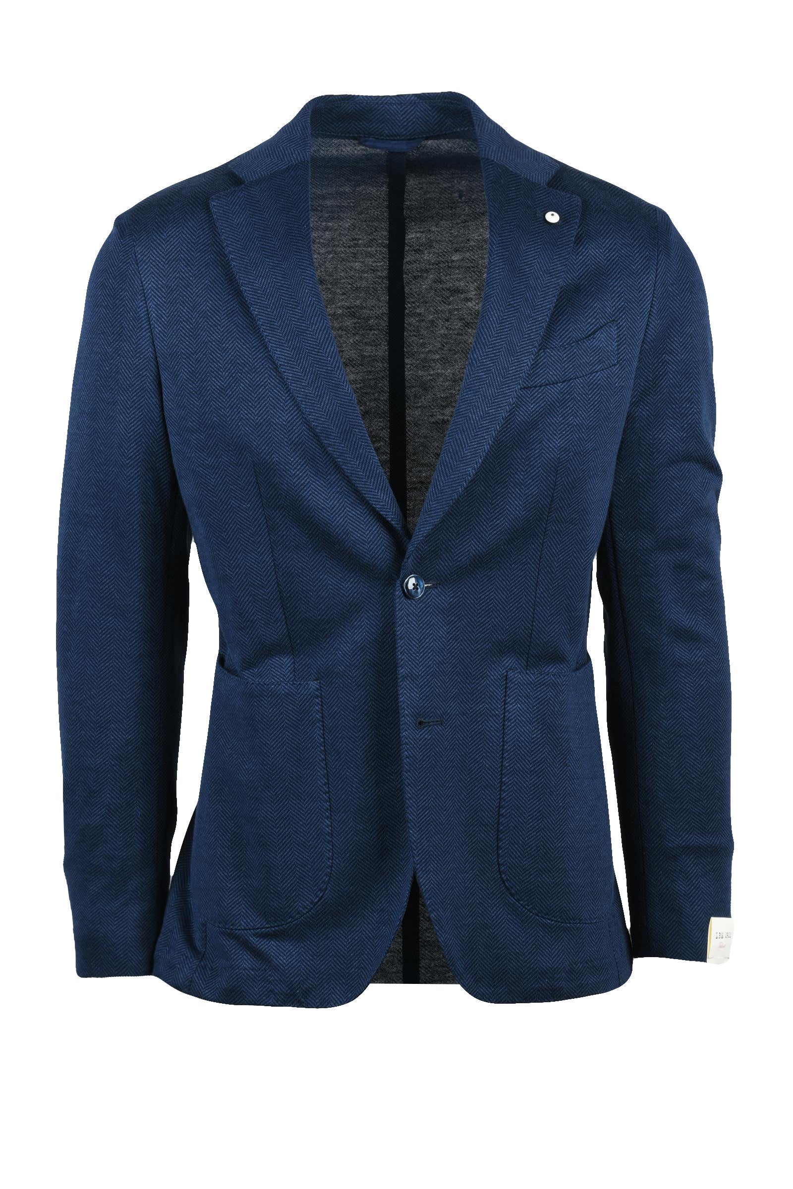 L.b.m. 1911 Giacca Lino Cotone Blu