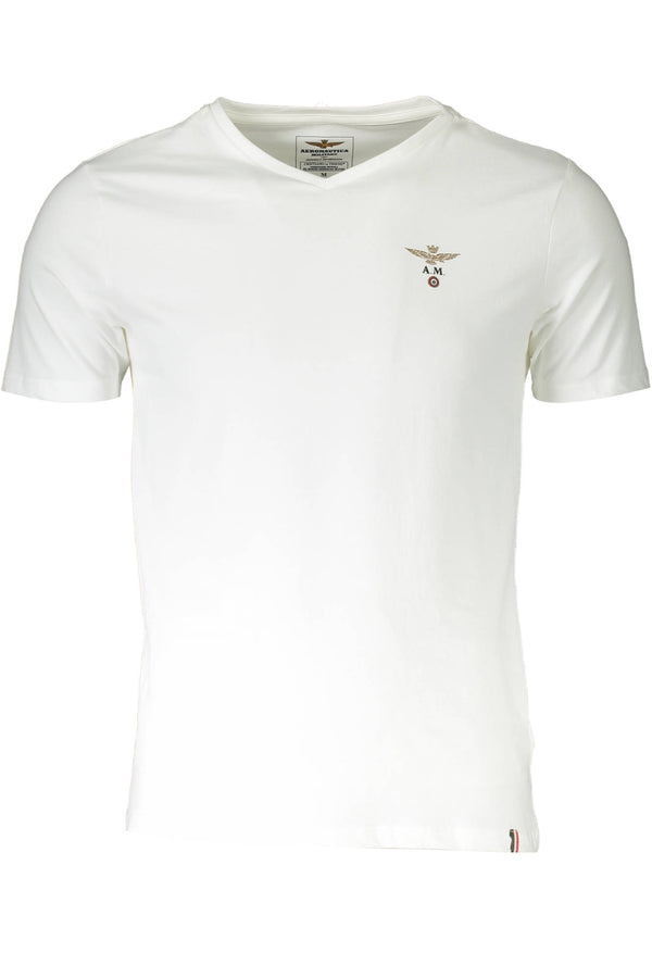 AERONAUTICA MILITARE T-SHIRT ESTERNABILE UOMO BIANCO