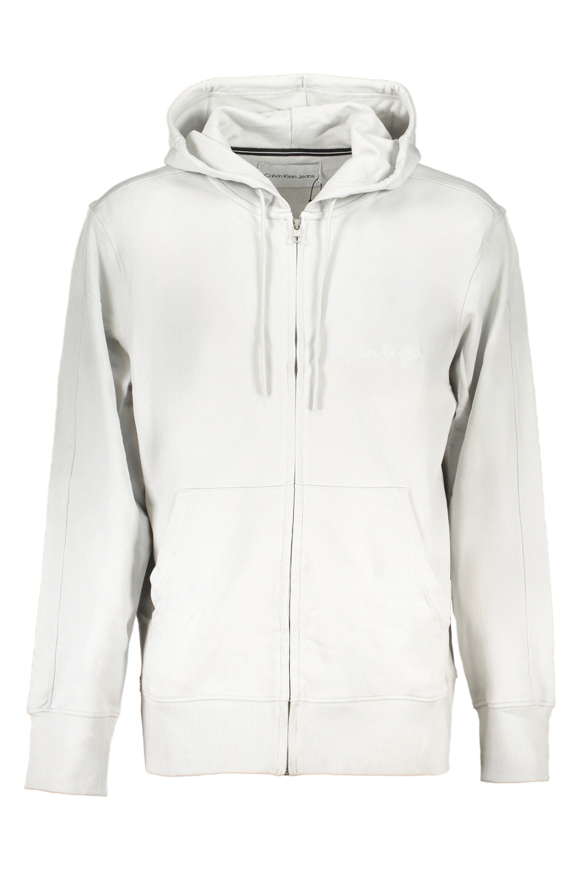 CALVIN KLEIN MEN'S ZIP-UP SWEATSHIRT GREY