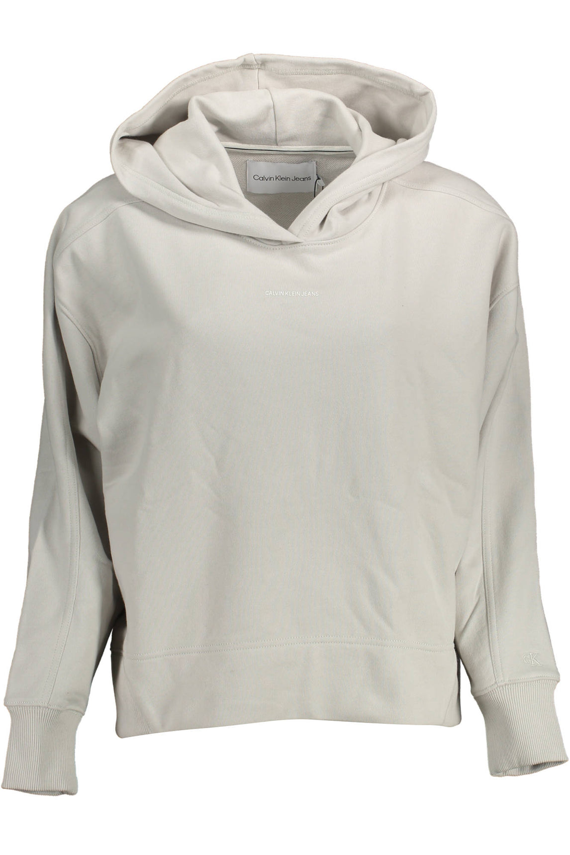 CALVIN KLEIN WOMEN'S GRAY ZIPLESS SWEATSHIRT