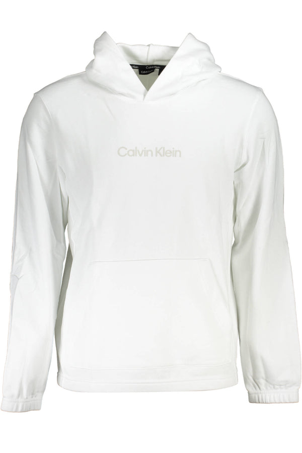 CALVIN KLEIN FELPA SENZA ZIP UOMO BIANCO