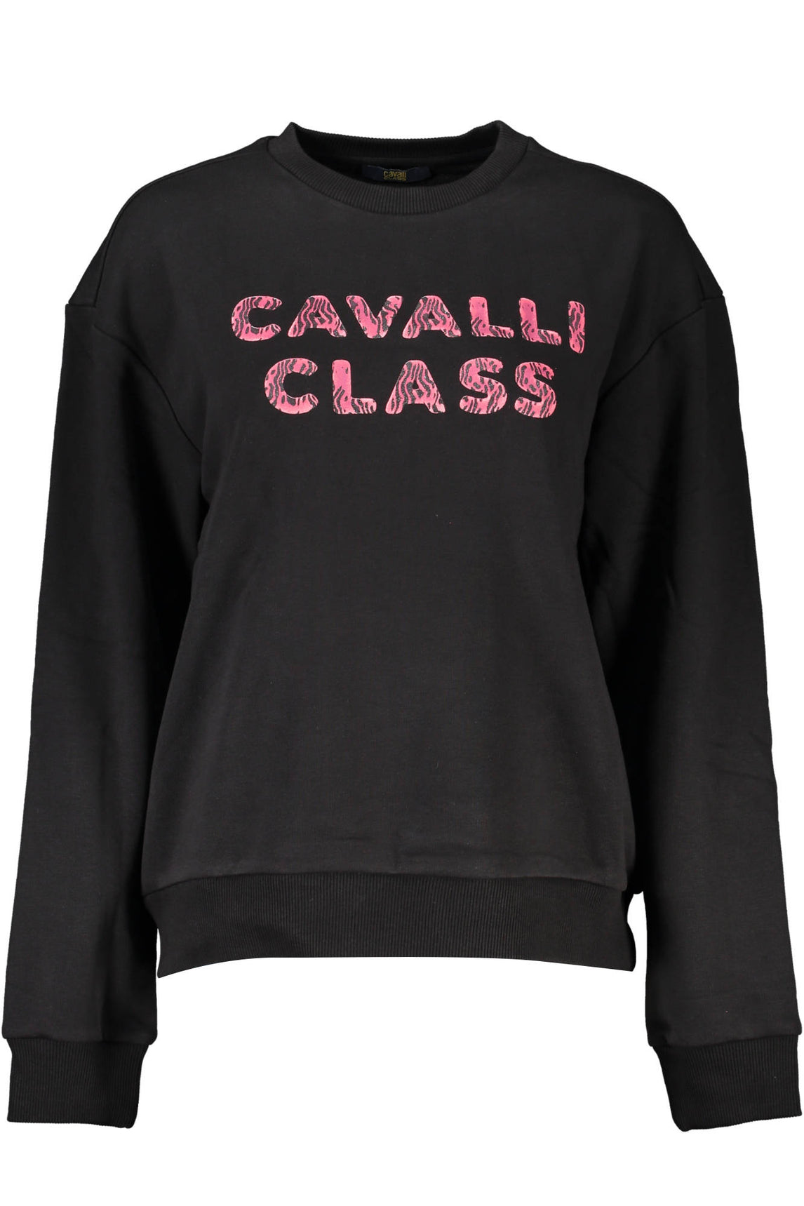 CAVALLI CLASS SWEATSHIRT WITHOUT ZIP WOMEN BLACK