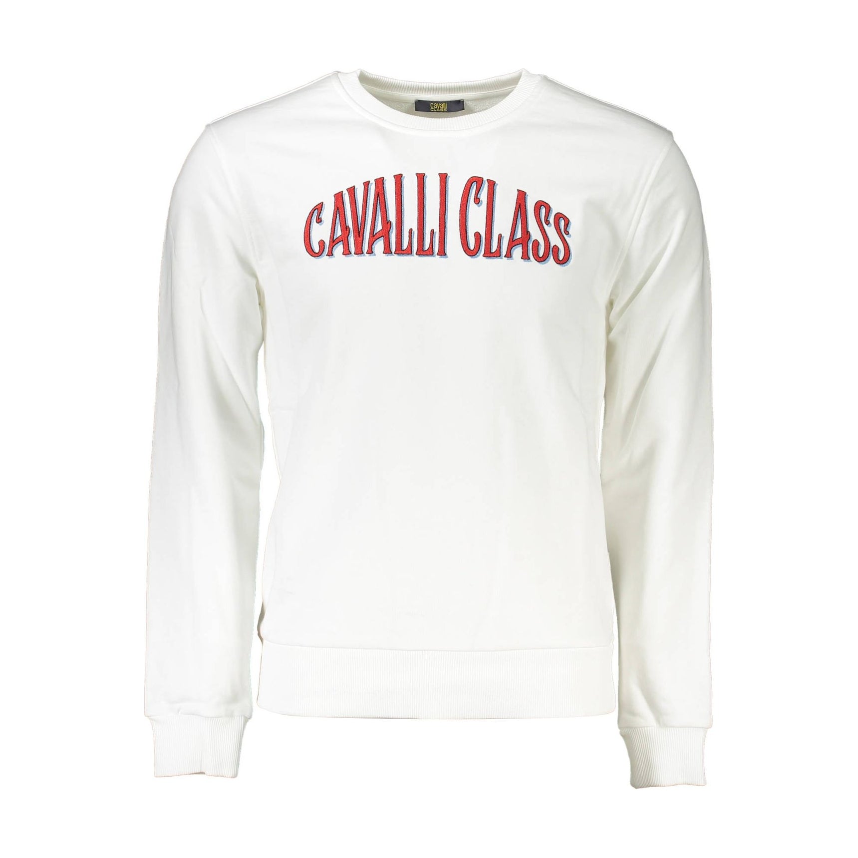 CAVALLI CLASS FELPA SENZA ZIP UOMO BIANCO