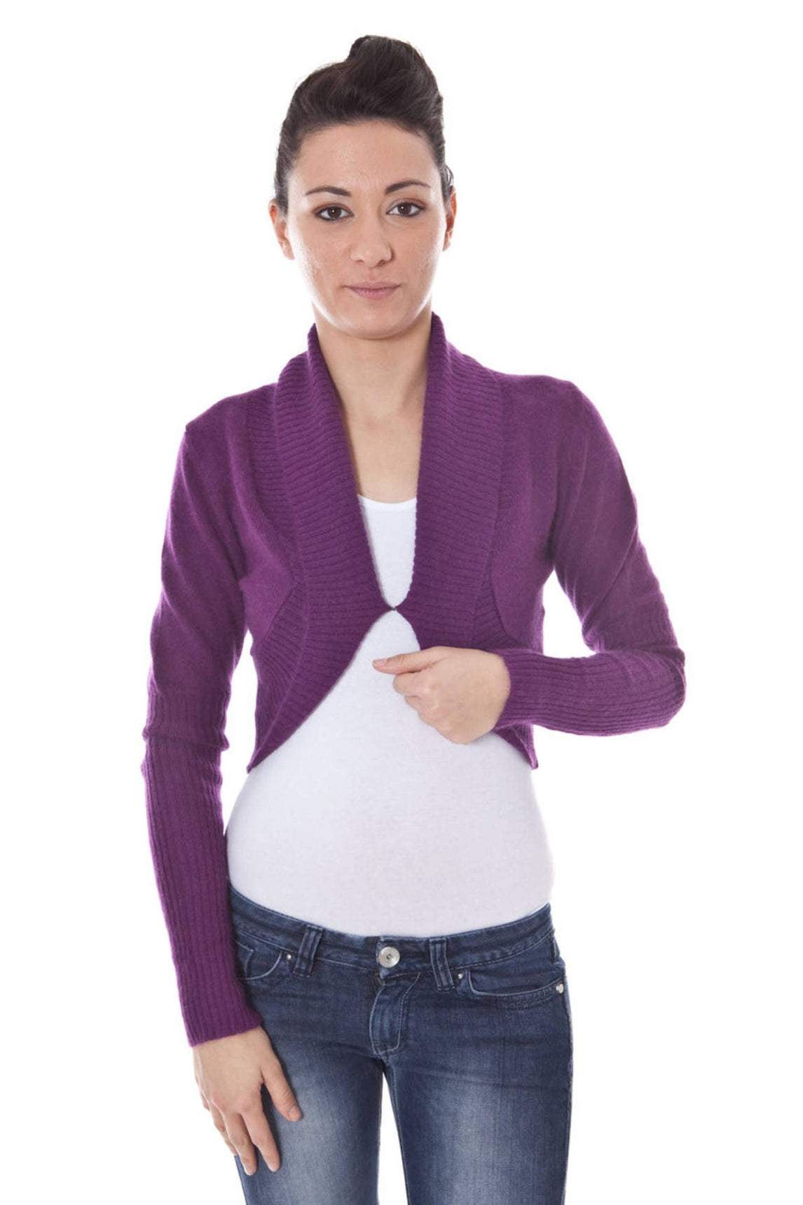 DATCH LONG SLEEVE SHOULDER COVER WOMEN PURPLE