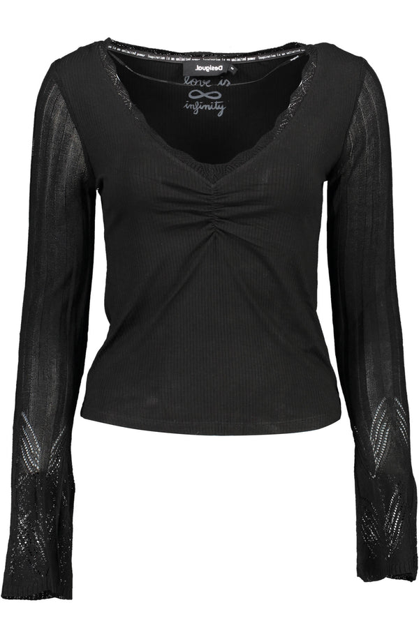 DESIGUAL MAGLIA DONNA NERO