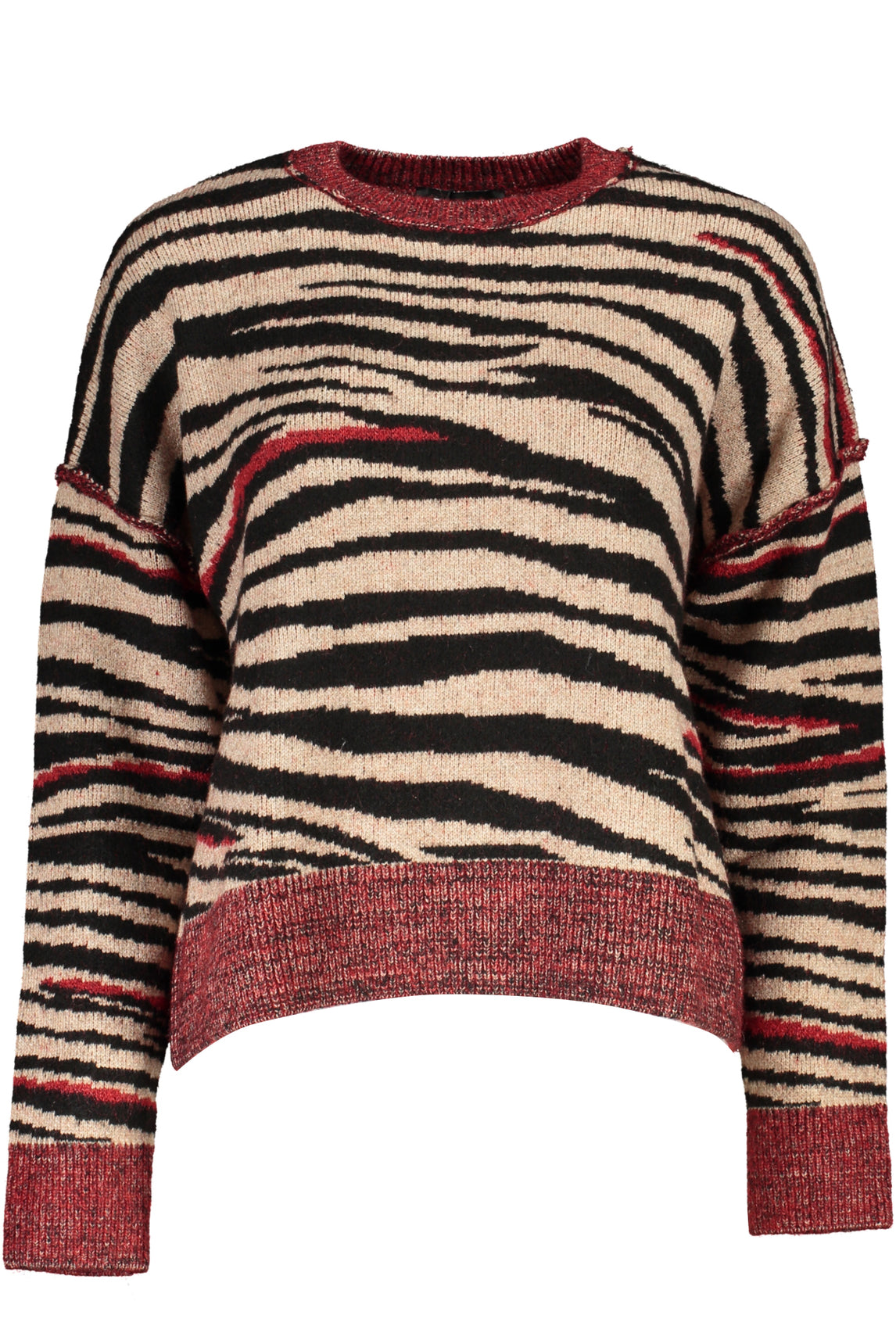 DESIGUAL WOMEN'S SWEATER RED