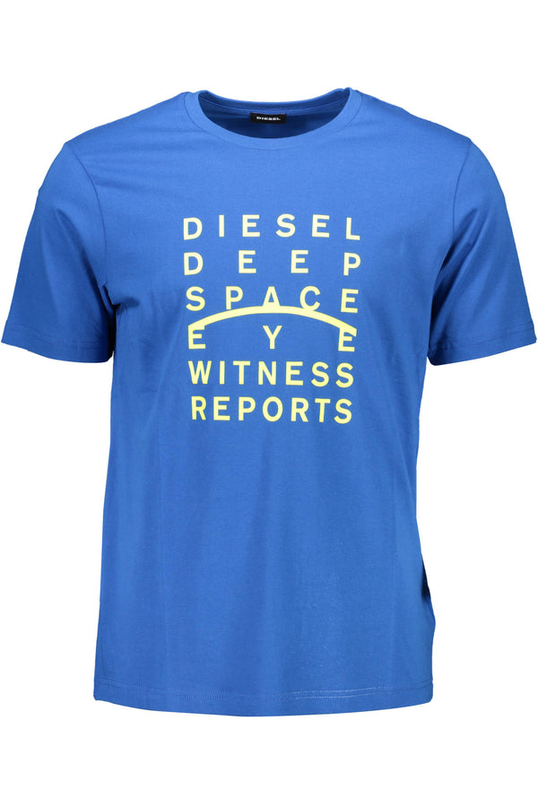 DIESEL T-SHIRT MANICHE CORTE UOMO BLU