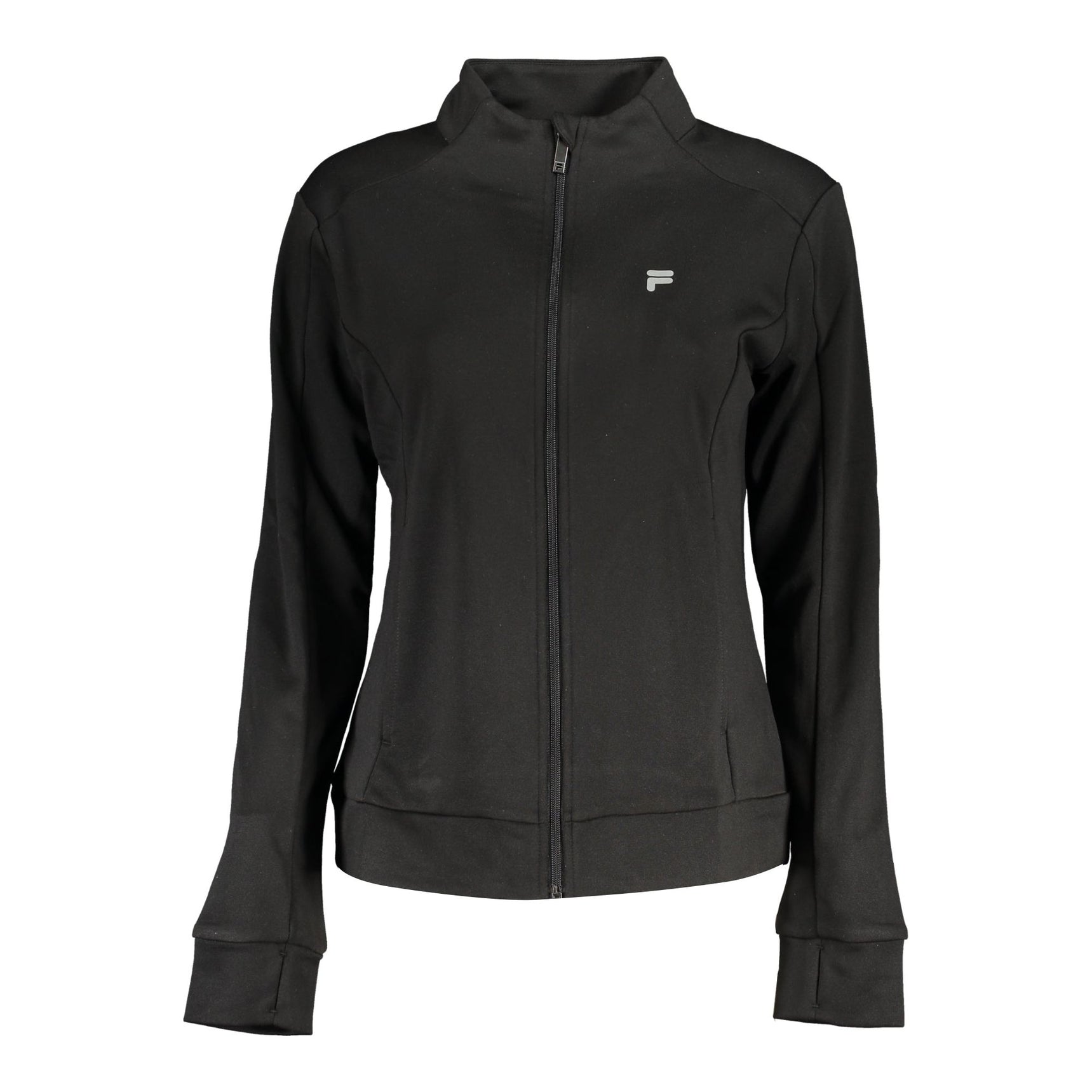 FILA WOMEN'S BLACK ZIP-UP SWEATSHIRT